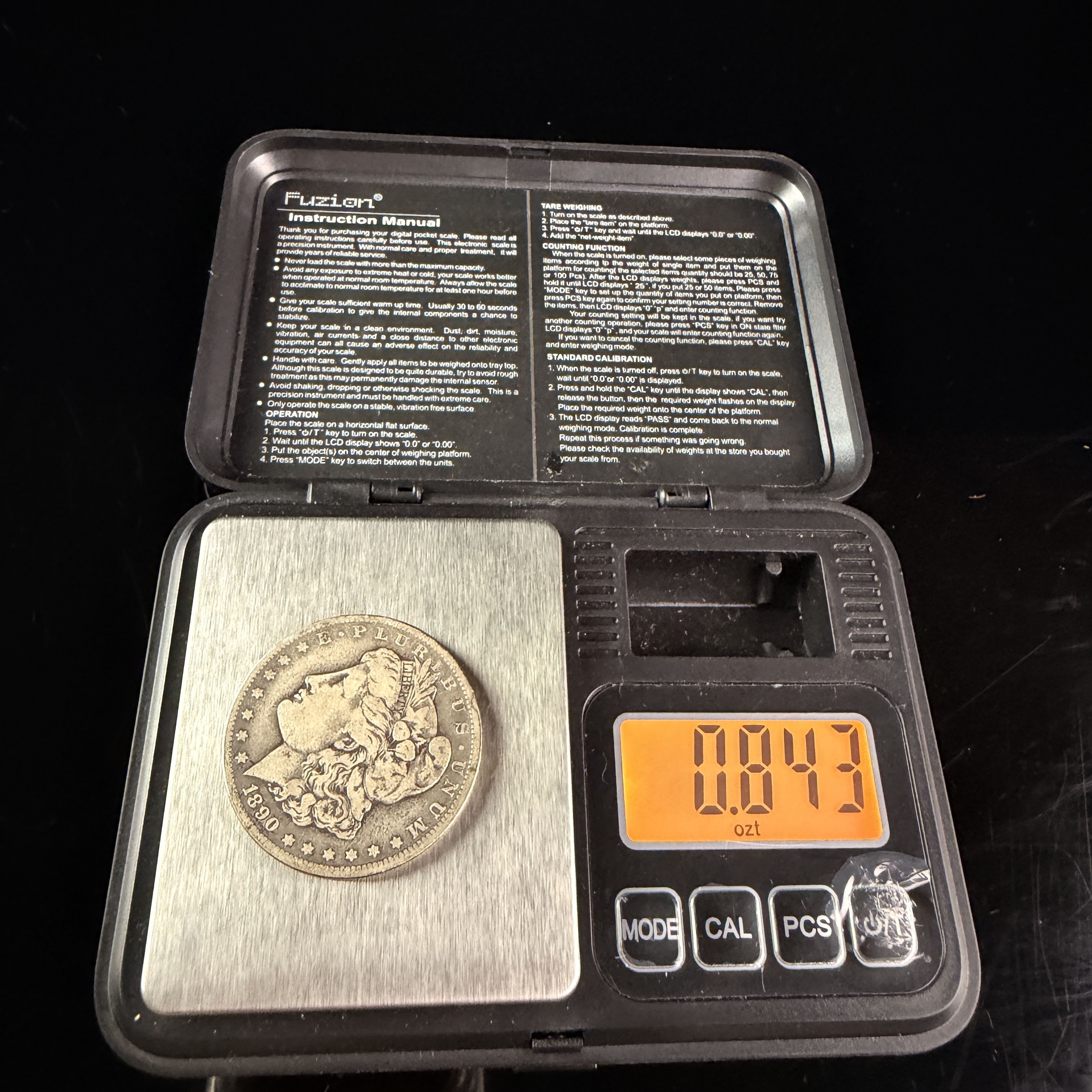 US 1890-O Morgan Silver Dollar