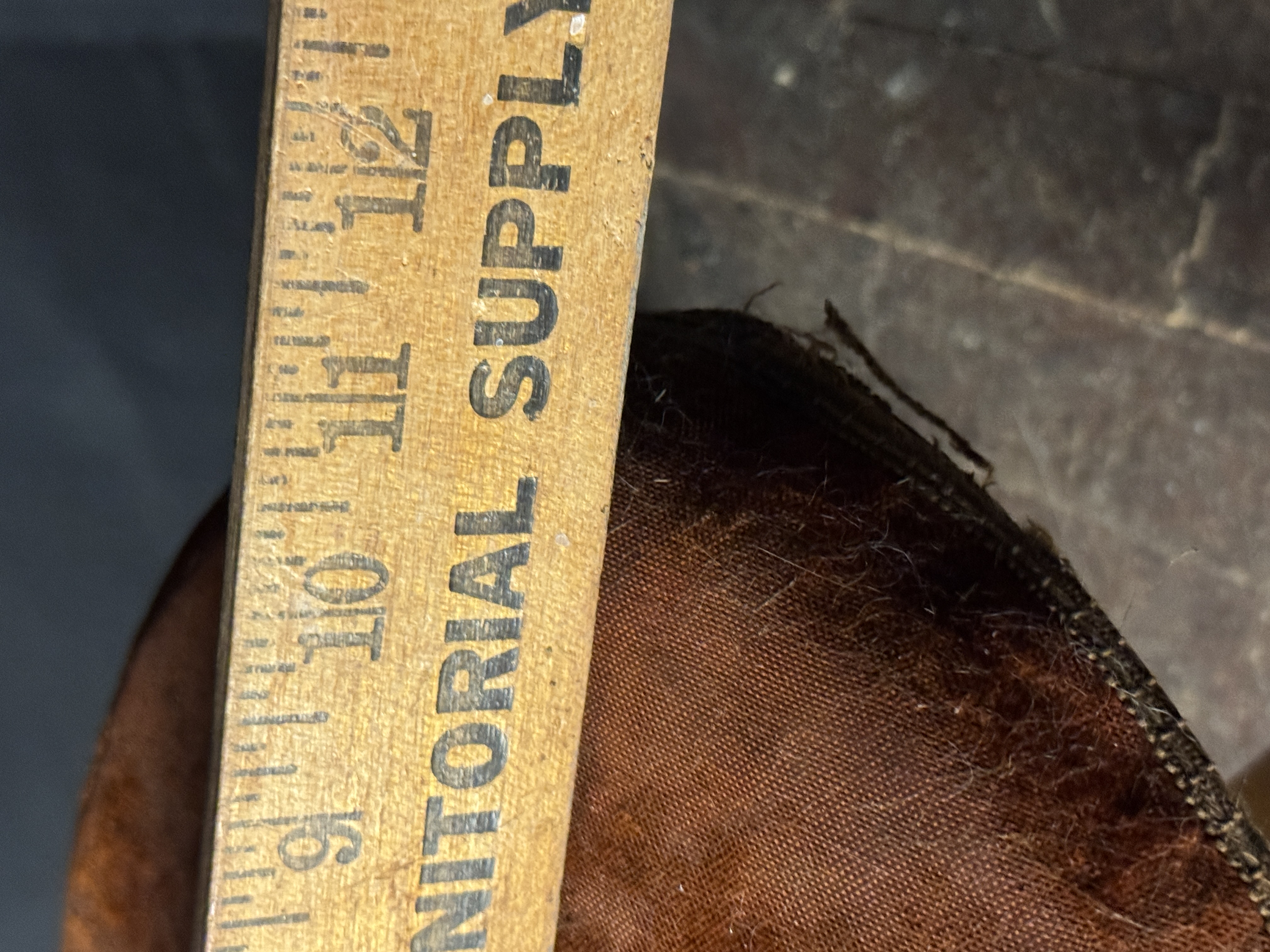 Late 19th Century American Western Style Steer Horn Tripod Footstool