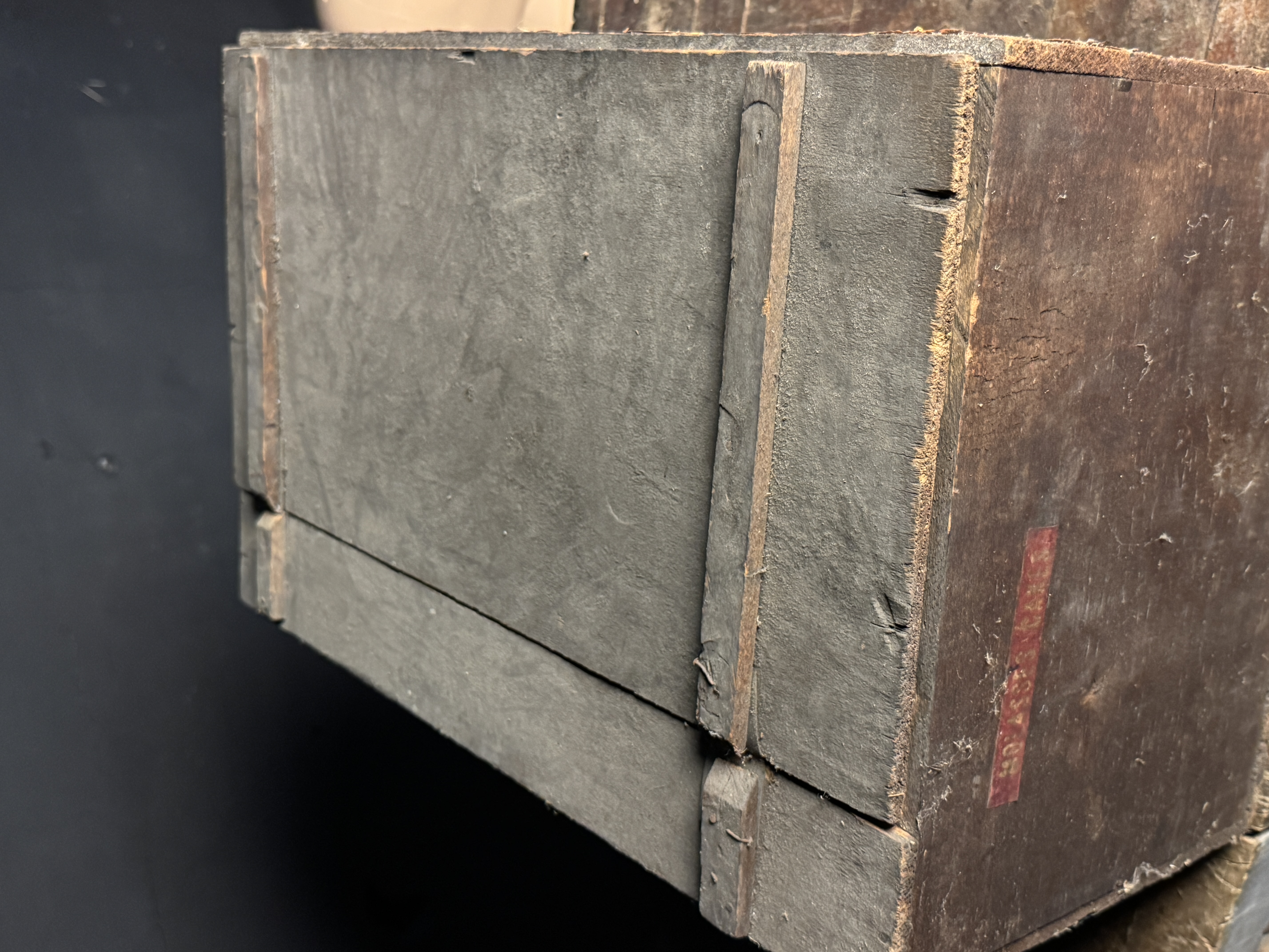 National Biscuit Company R. Ovens Bakery Wood Crate Buffalo New York