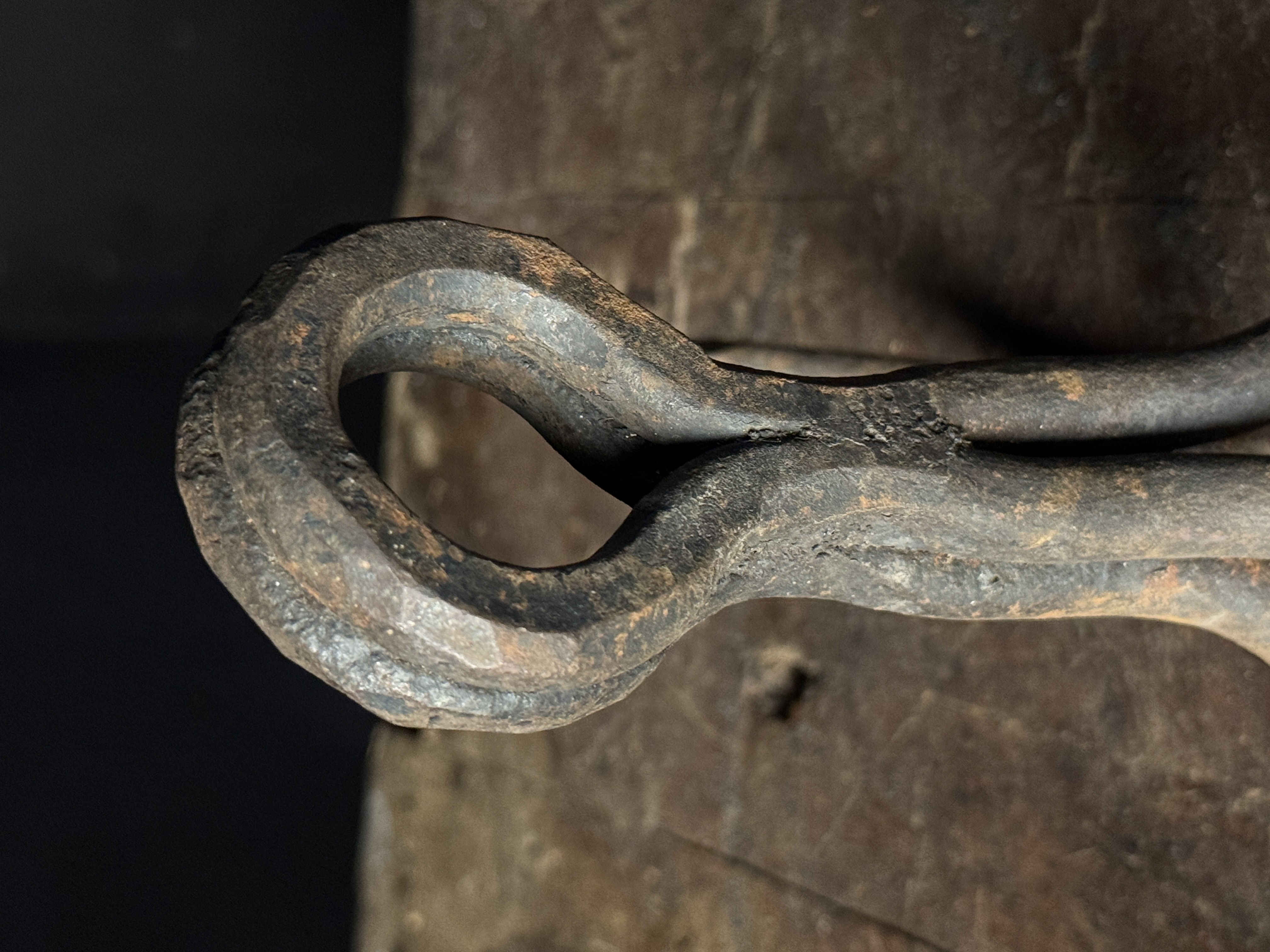 Antique Hand Forged Wrought Iron Four Pronged Trap Drag