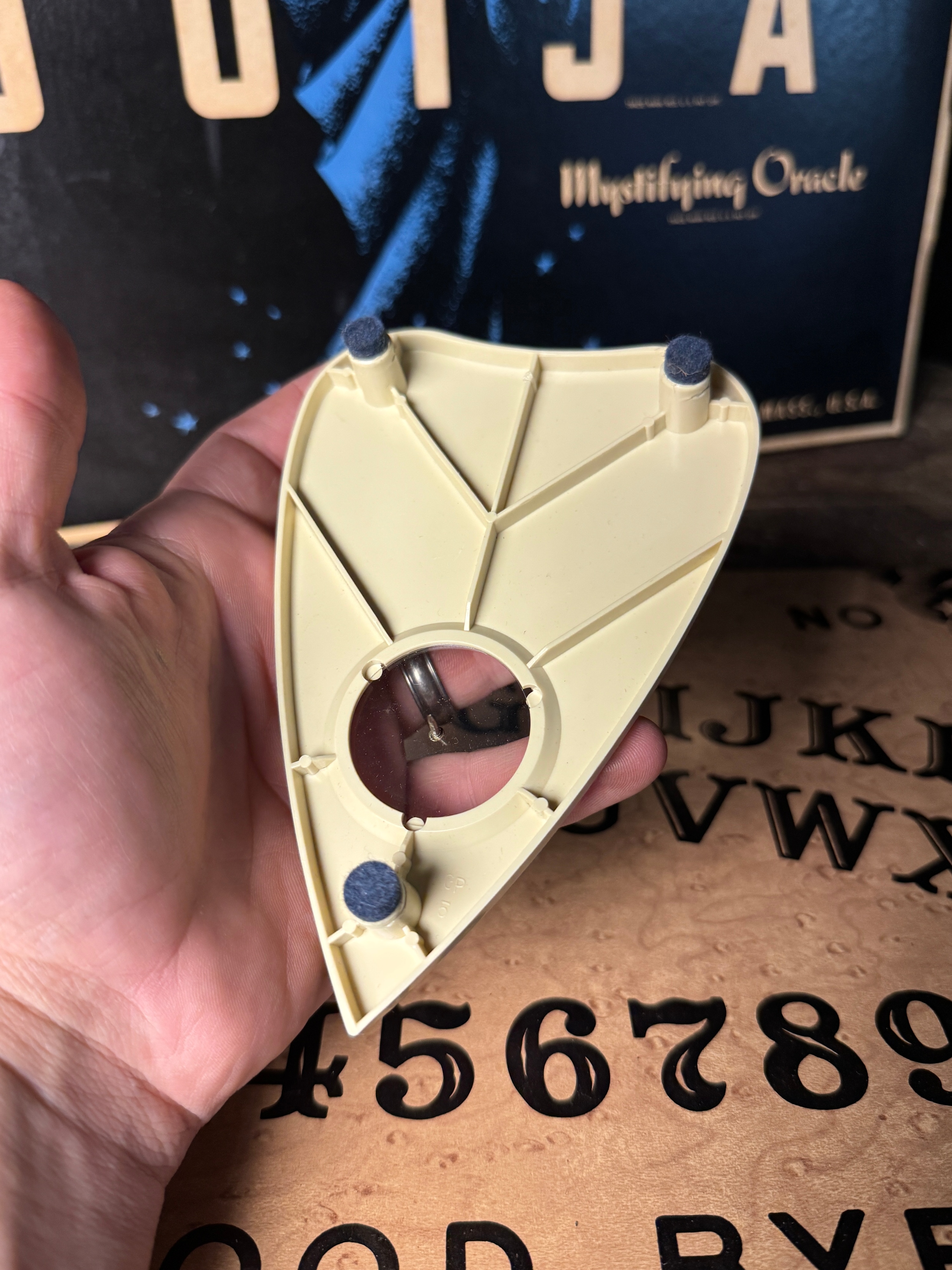 William Fuld Ouija Mystifying Oracle Talking Board Set by Parker Brothers Inc.