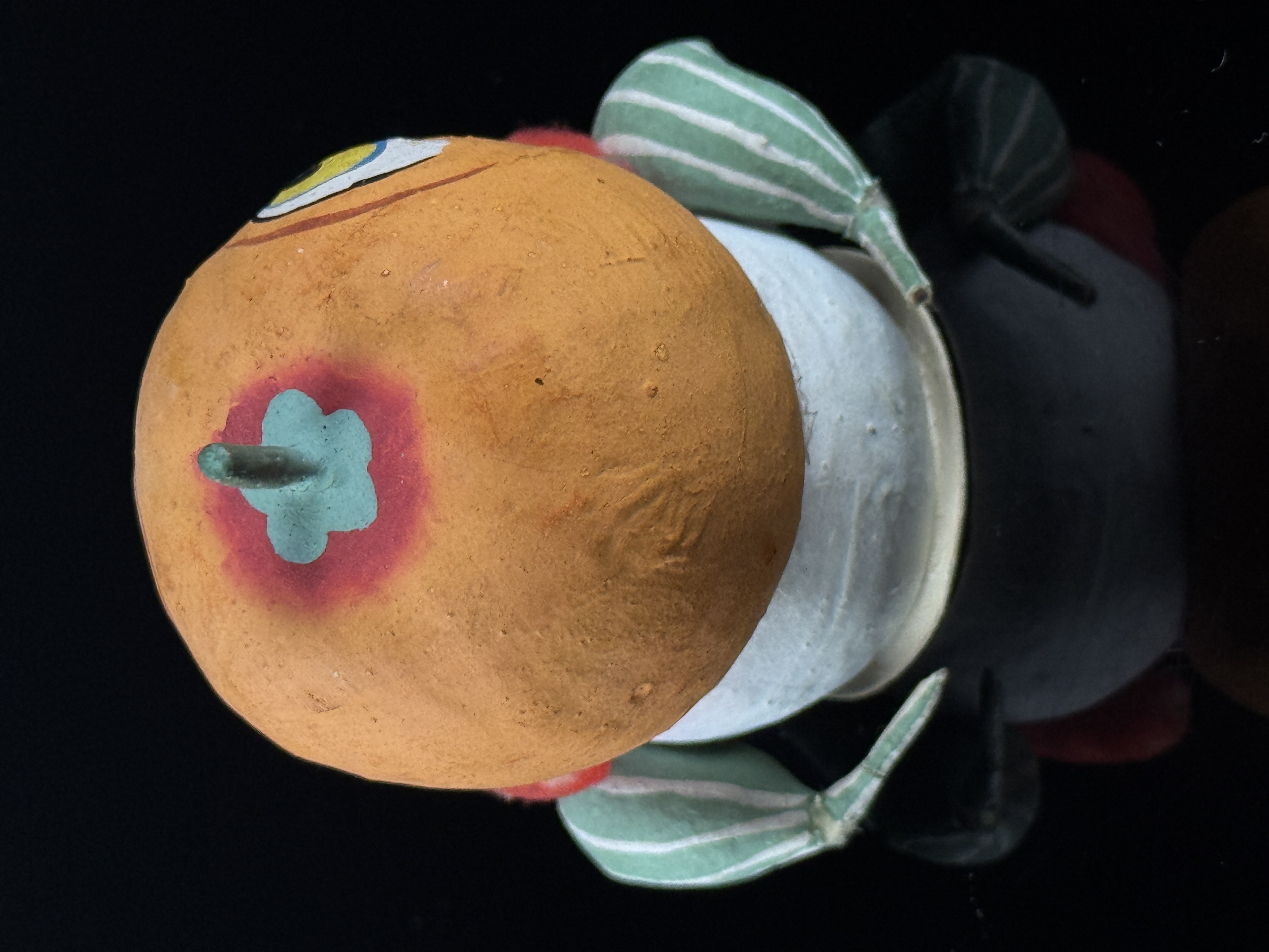 Antique German 1900s Halloween Pumpkin and Radish Vegetable Man Figure