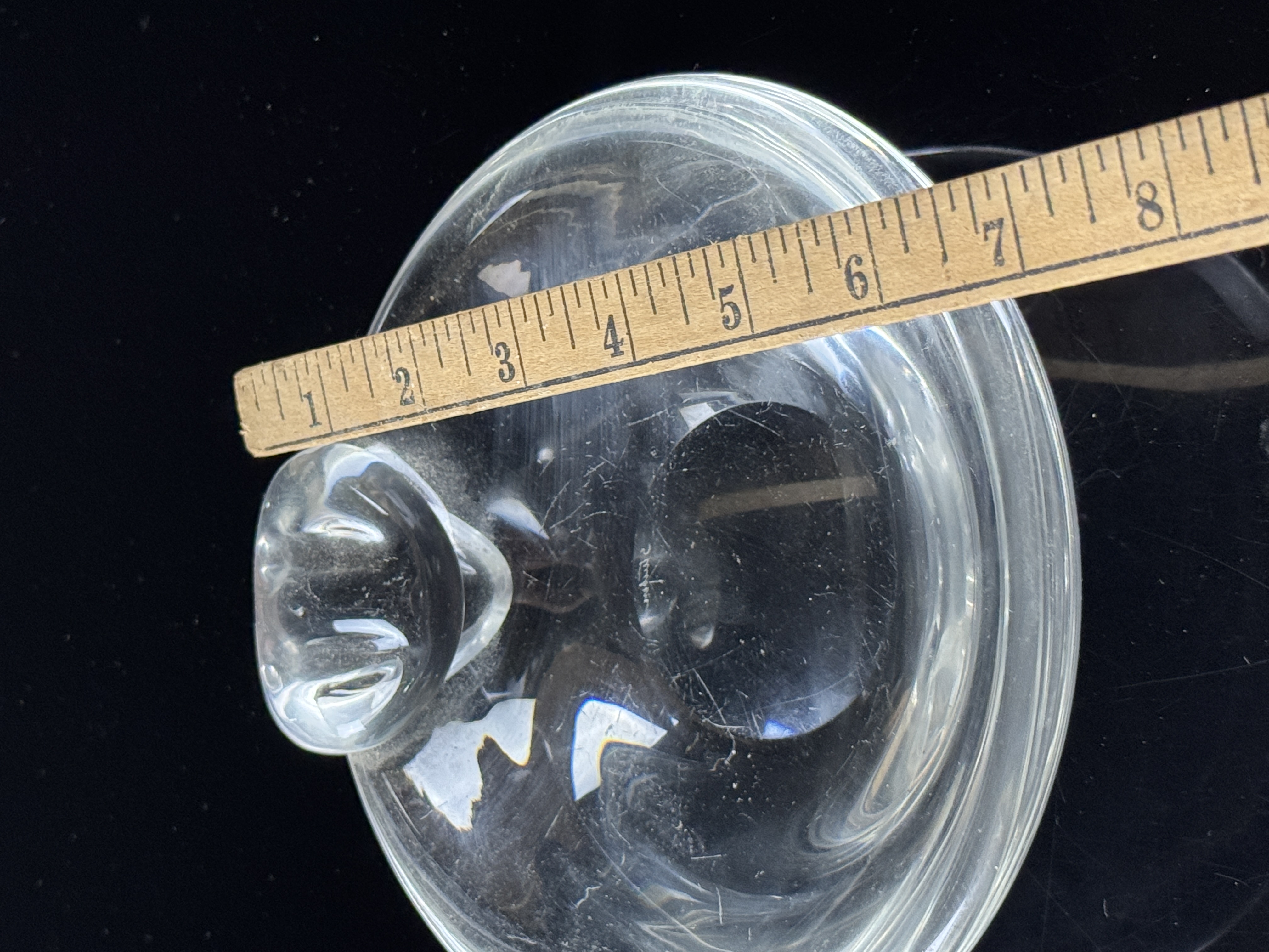 A Pair of Steuben Snail Scroll Hand-Formed Crystal Bowls