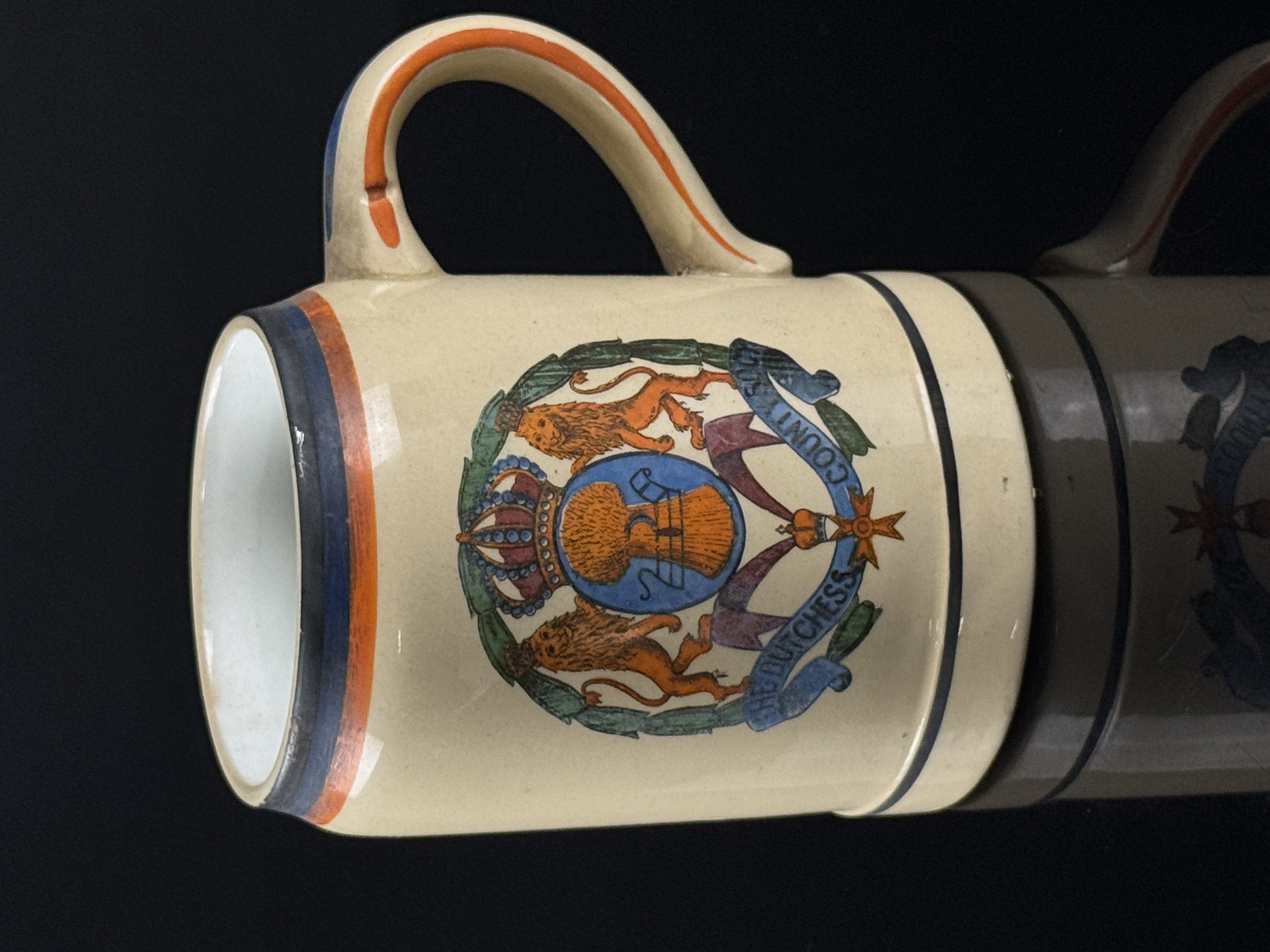 Higgins & Seiter Hotel Astor 1909 Dutchess County Society Banquet Mug