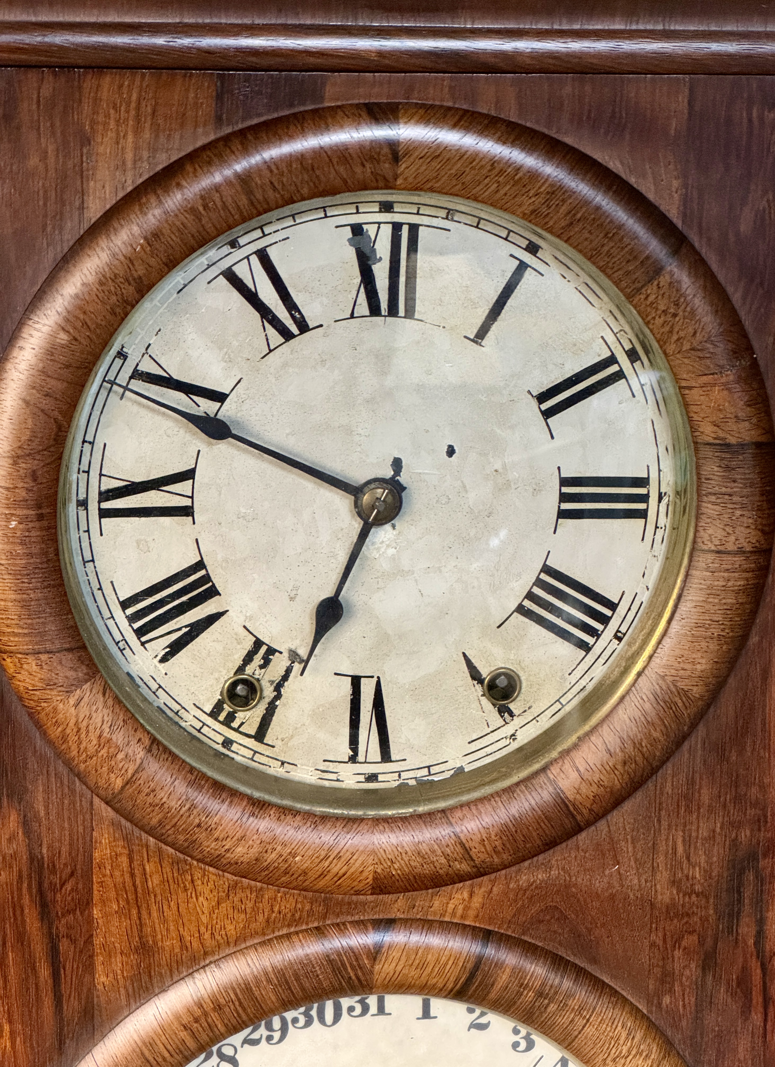 Seth Thomas Parlor No. 3 Double Dial Calendar Clock