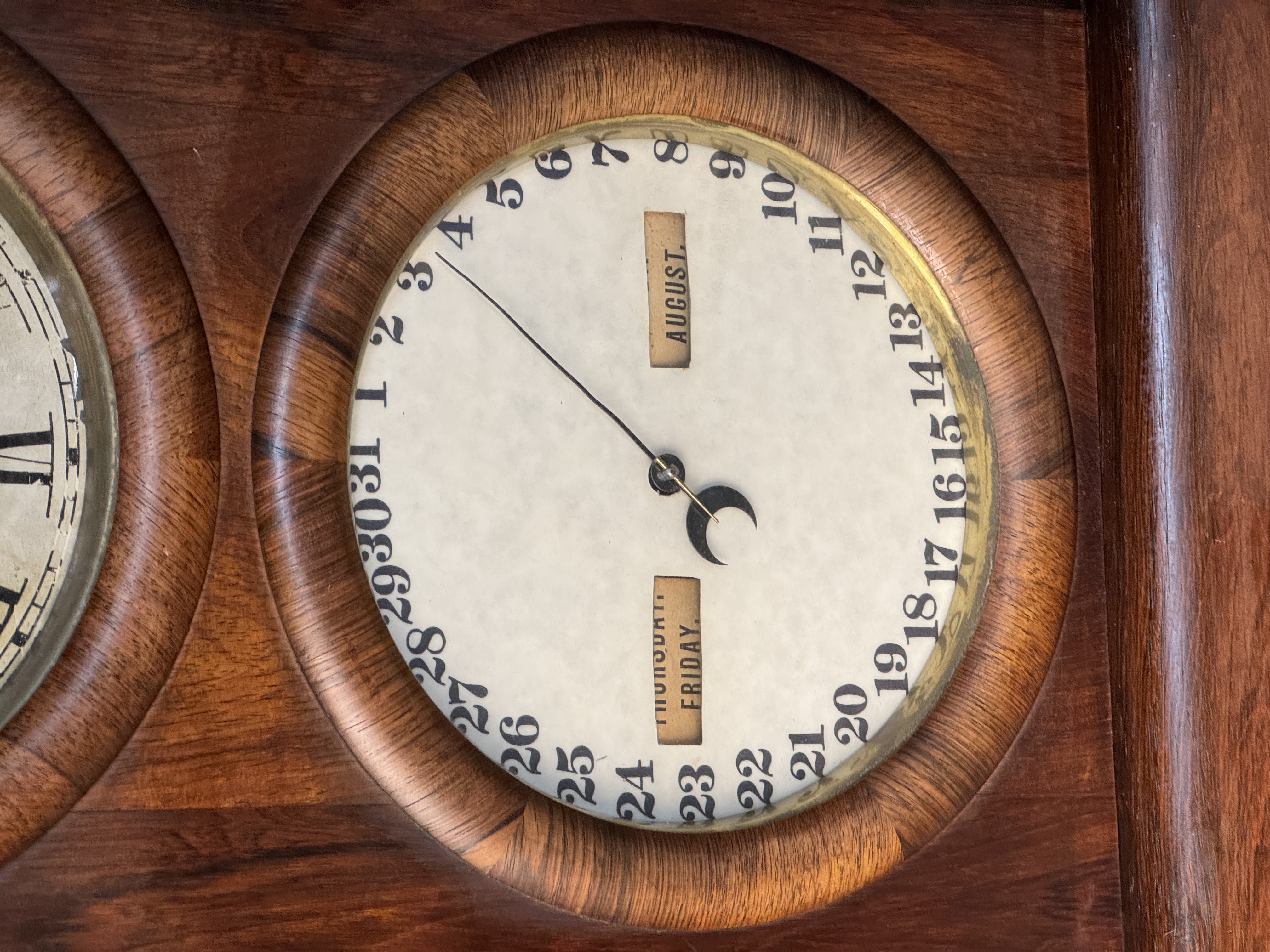 Seth Thomas Parlor No. 3 Double Dial Calendar Clock