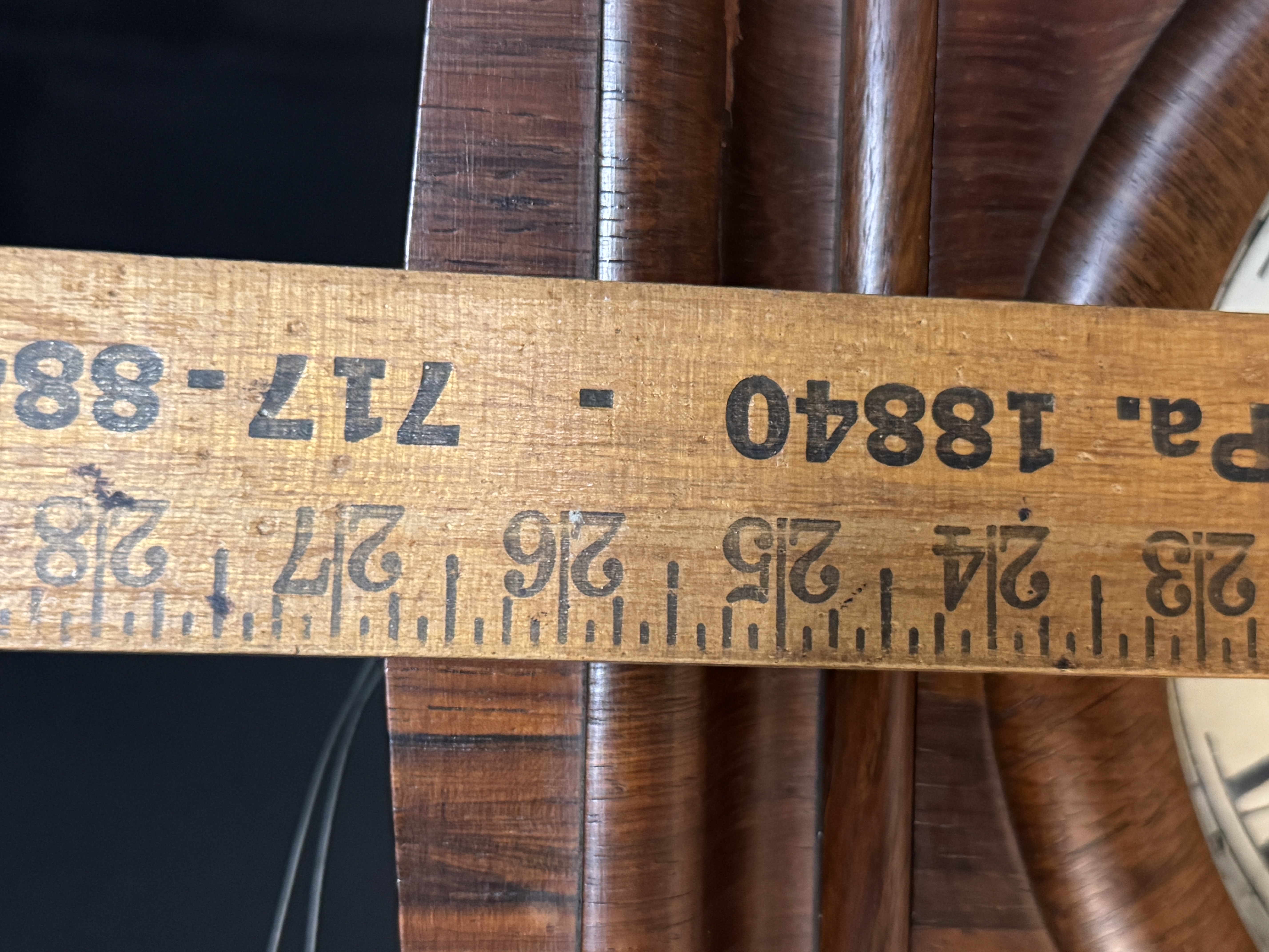 Seth Thomas Parlor No. 3 Double Dial Calendar Clock