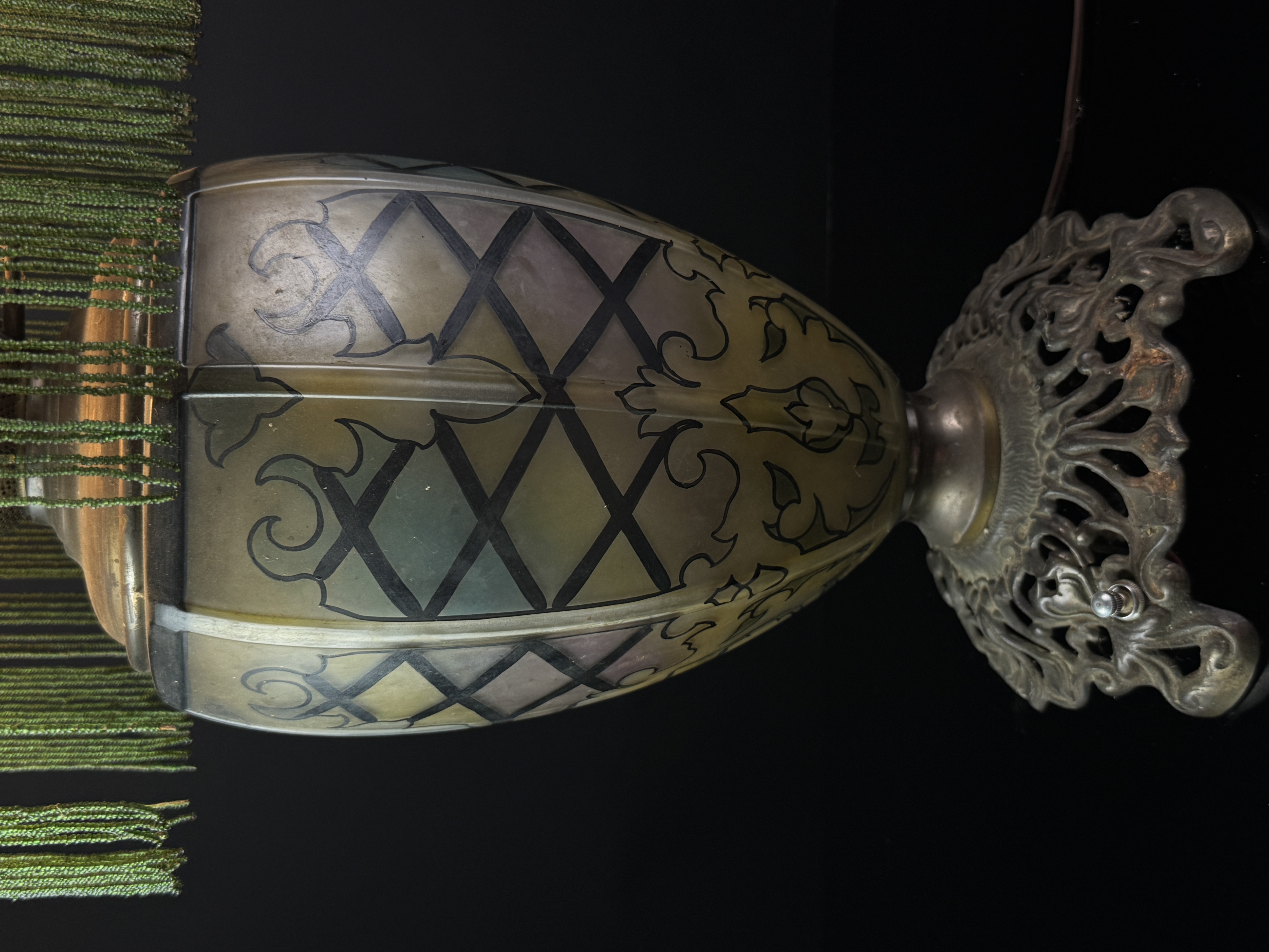 Pittsburgh Lamp Brass and Glass Company Empire Pattern Parlor Lamp
