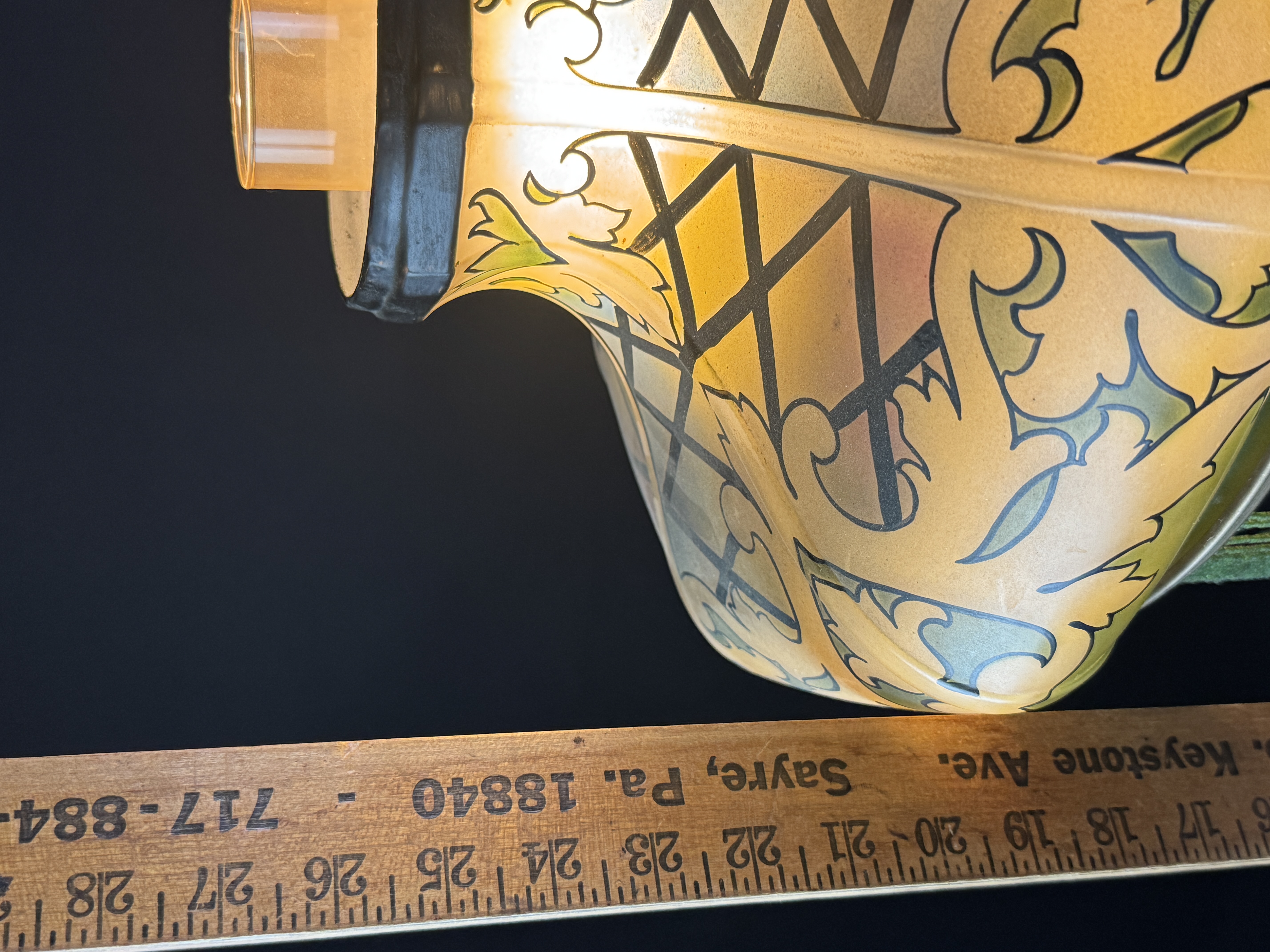 Pittsburgh Lamp Brass and Glass Company Empire Pattern Parlor Lamp