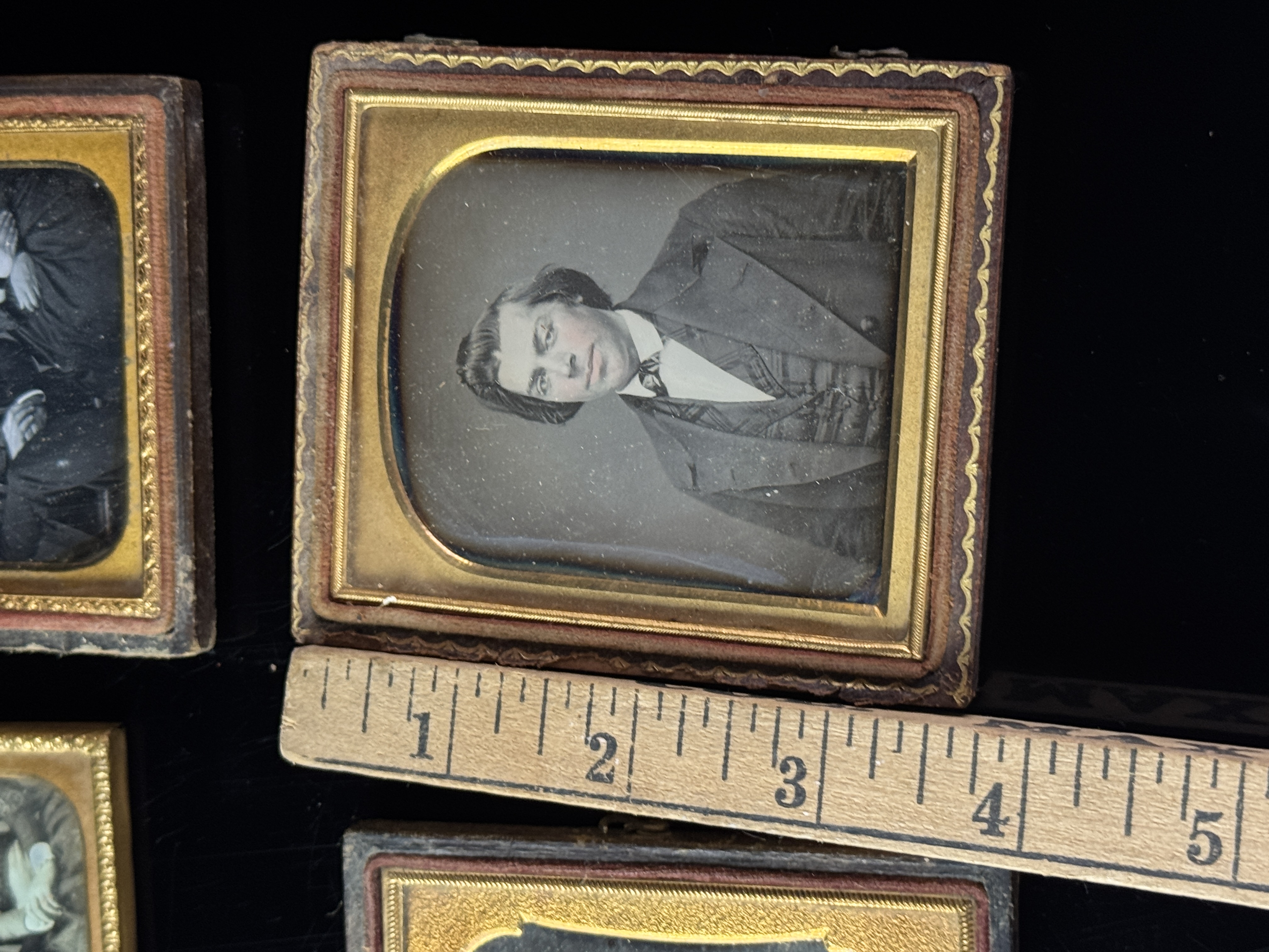 Wm Babcock and Various Subjects, A Collection of Six 19th-Century Cased Daguerreotypes