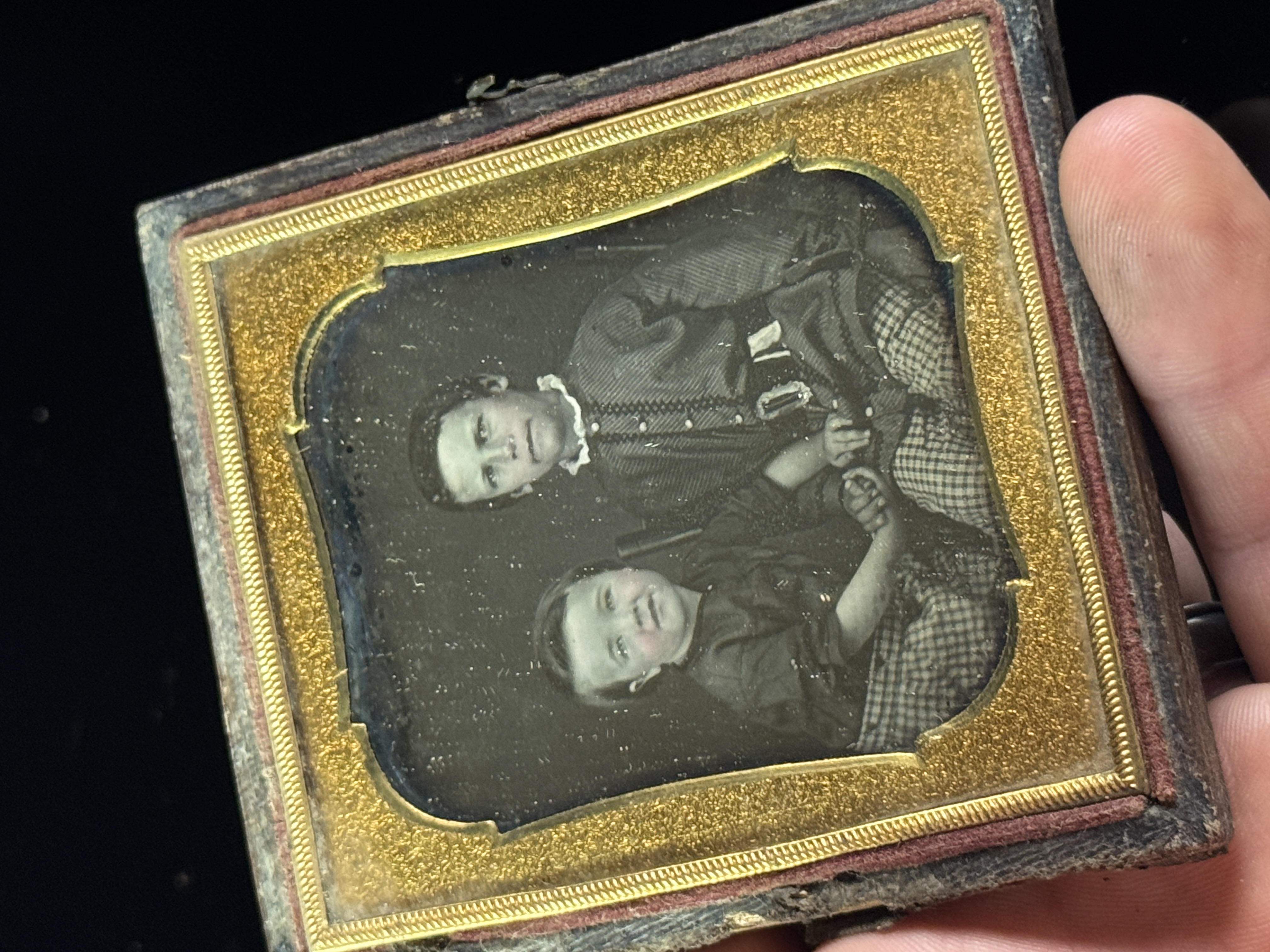 Wm Babcock and Various Subjects, A Collection of Six 19th-Century Cased Daguerreotypes