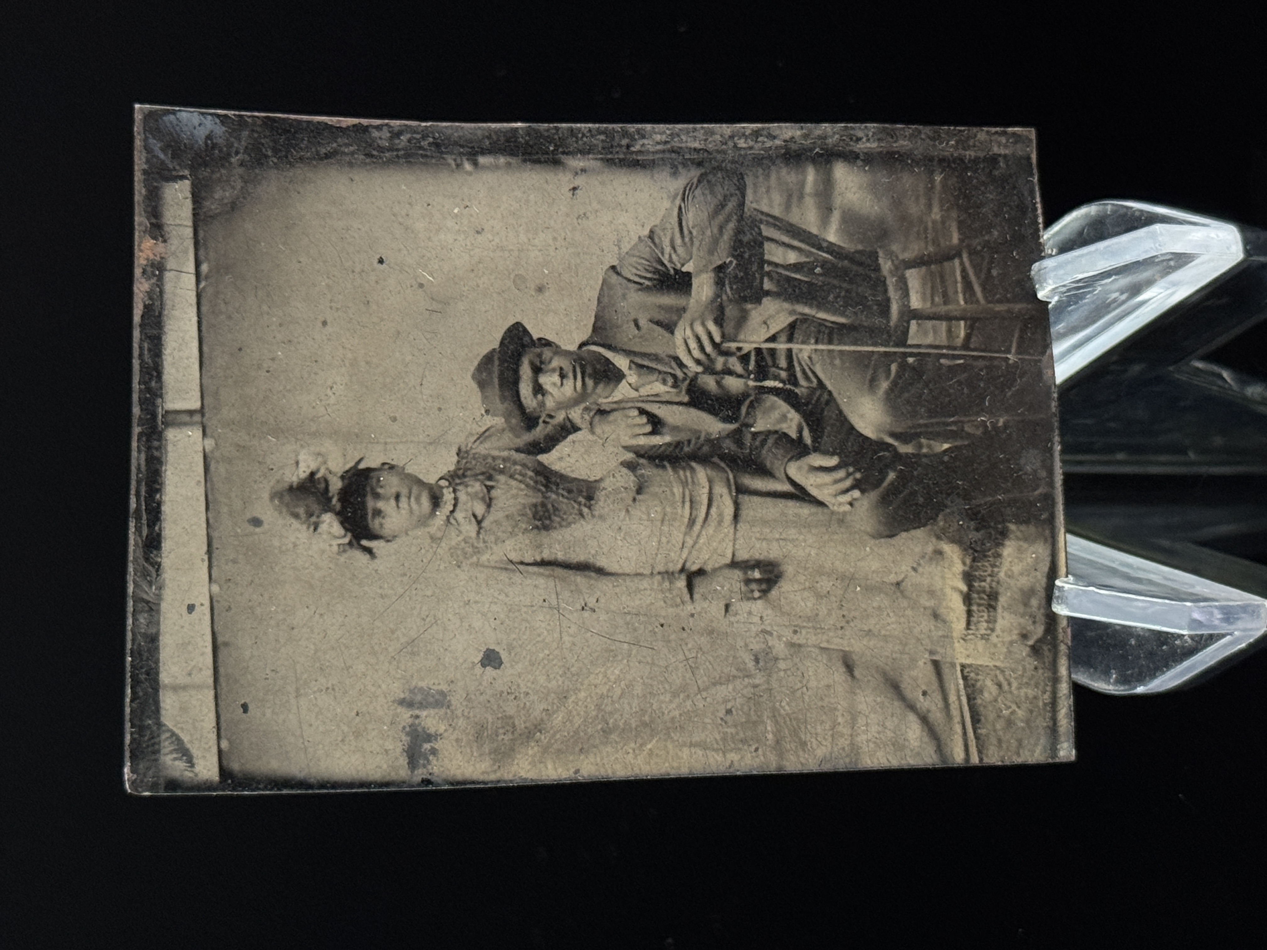 A Trio of 19th-Century African American Tin Types