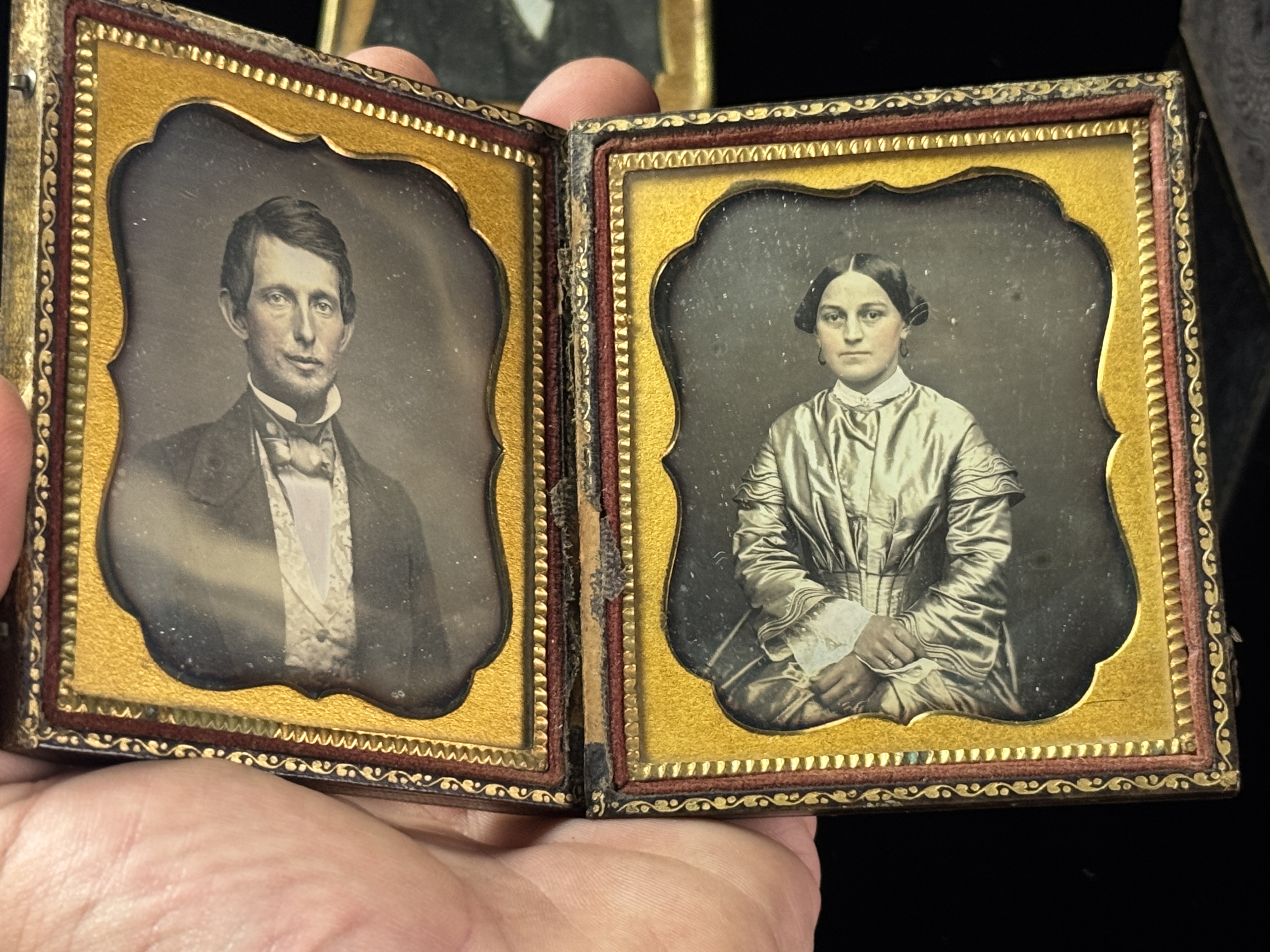 A Group of Mid-19th Century Daguerreotype and Early Process Portraits