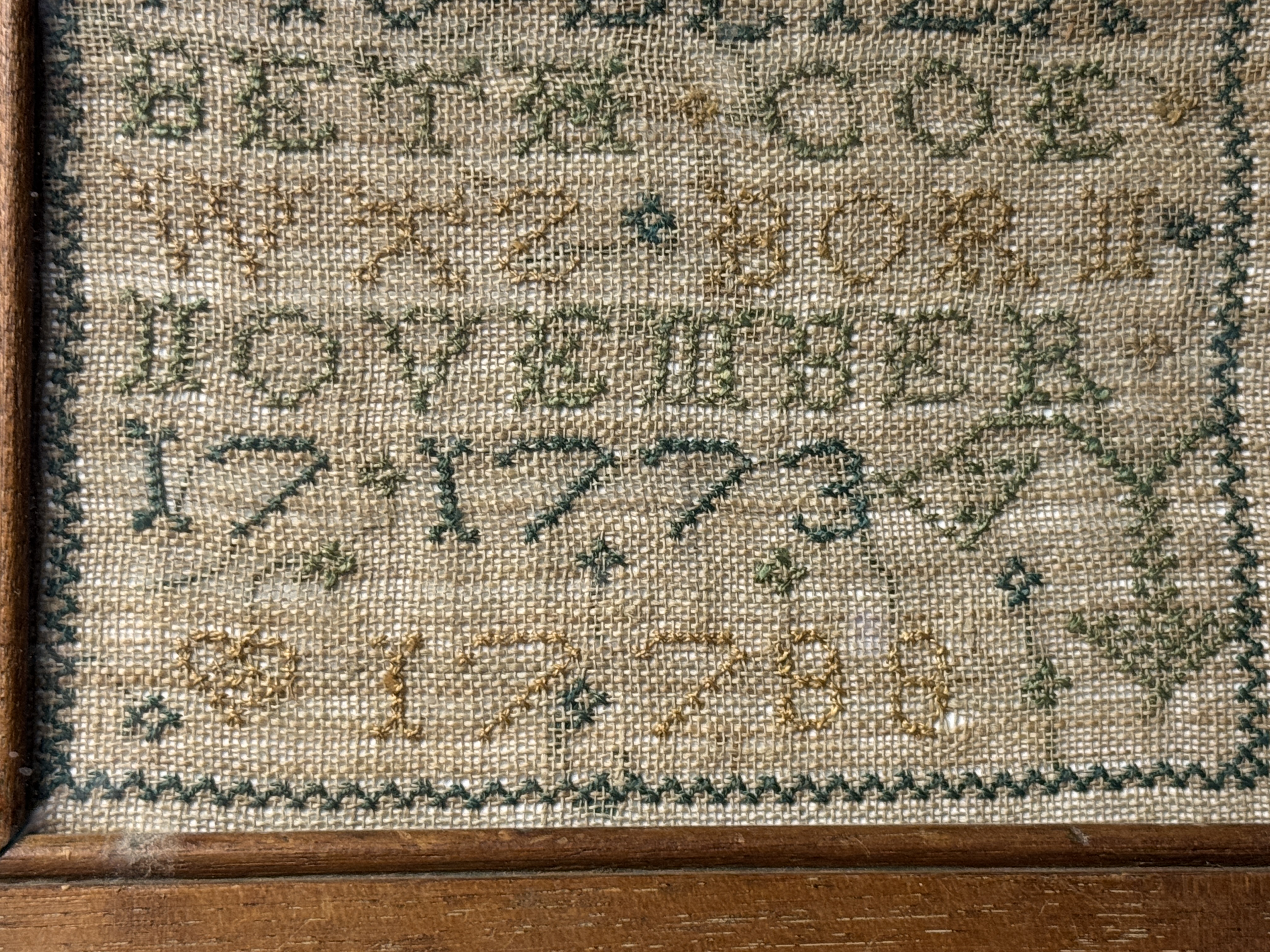 A Pair of American Schoolgirl Needlework Samplers, 18th Century