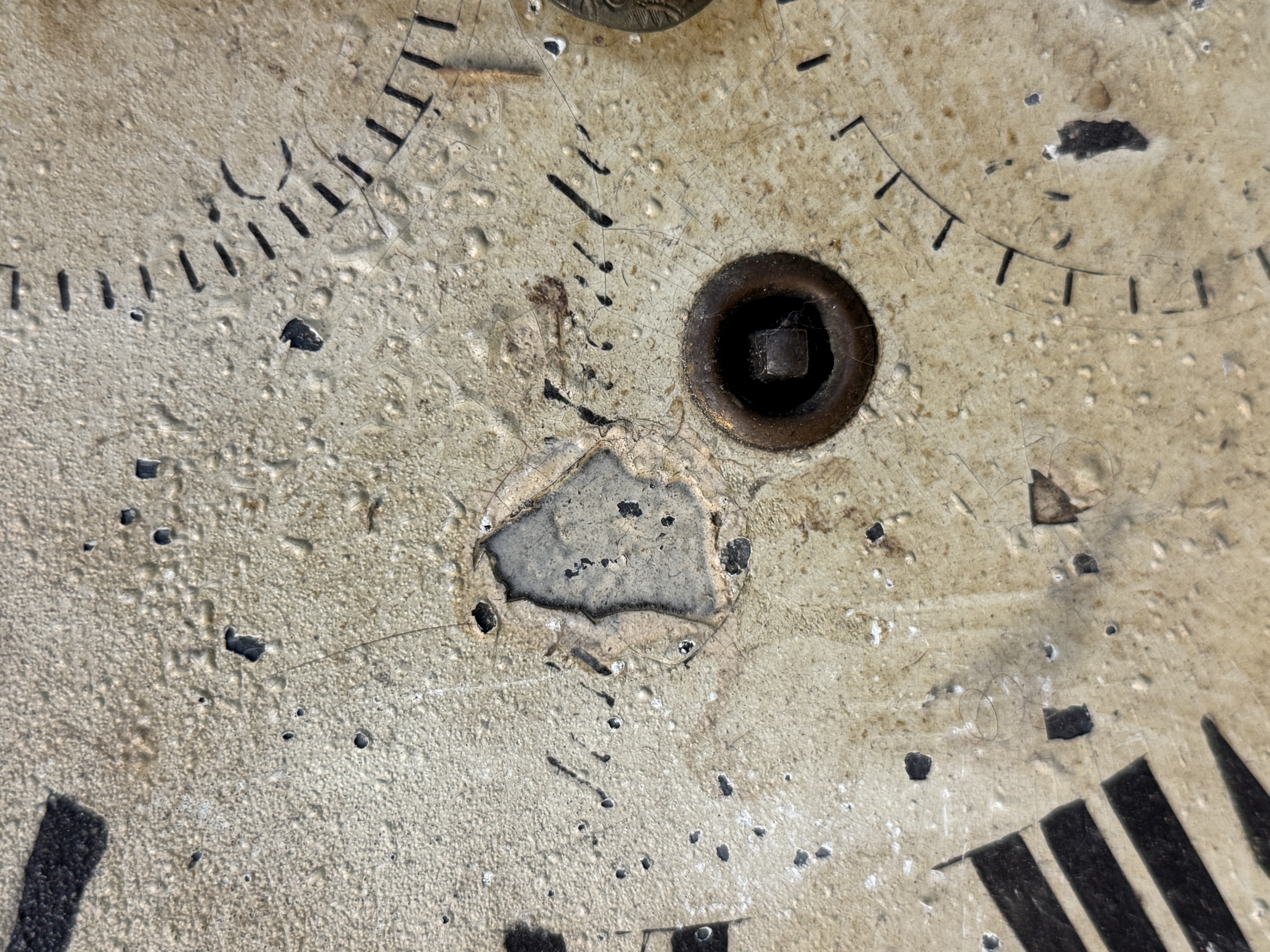 John White of Winterbourne Eight Day Longcase Clock Dial and Movement