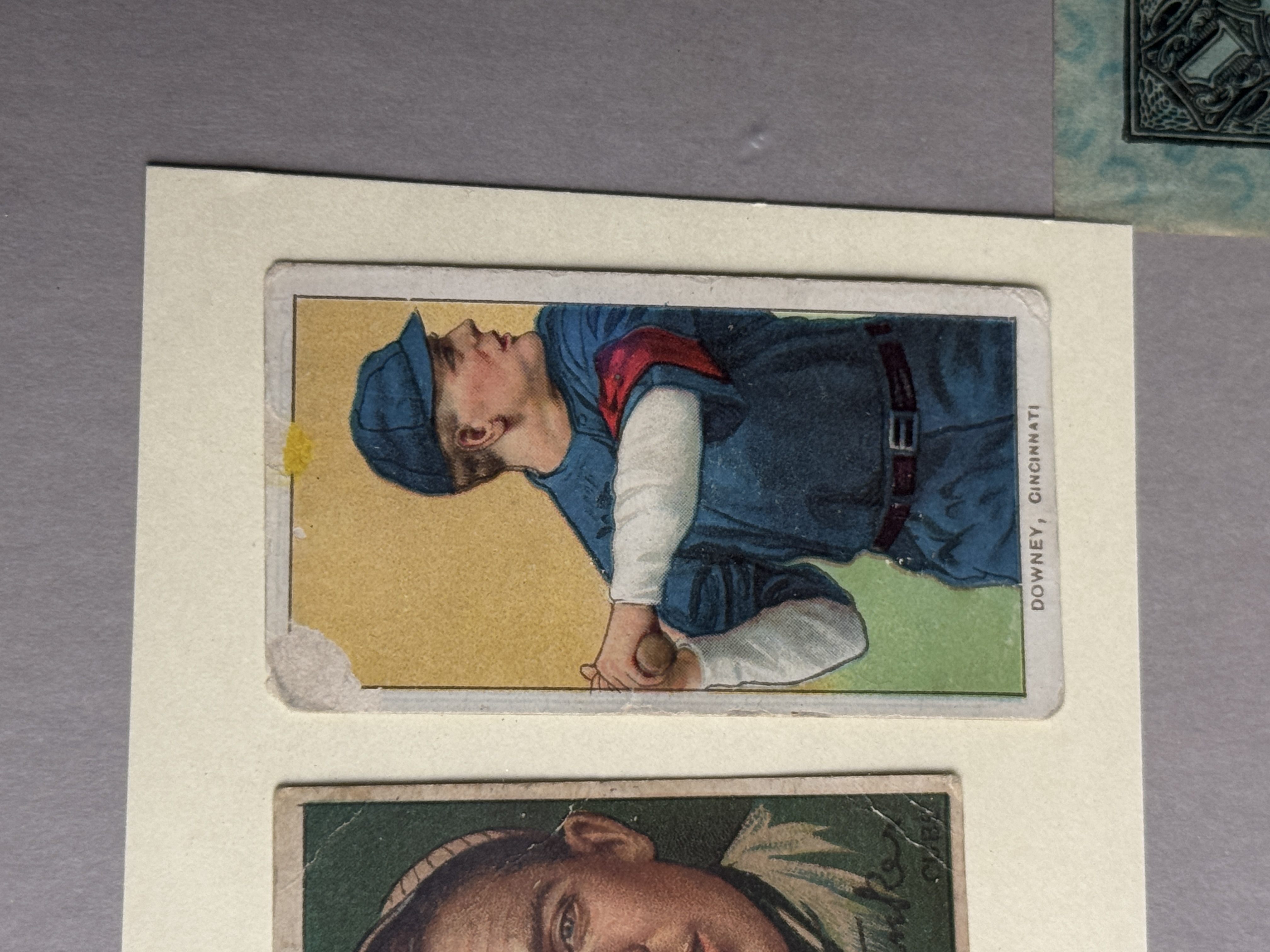 A Large Collection of Vintage Tobacco Ephemera and Baseball Trade Cards Titled Tobacco Americana