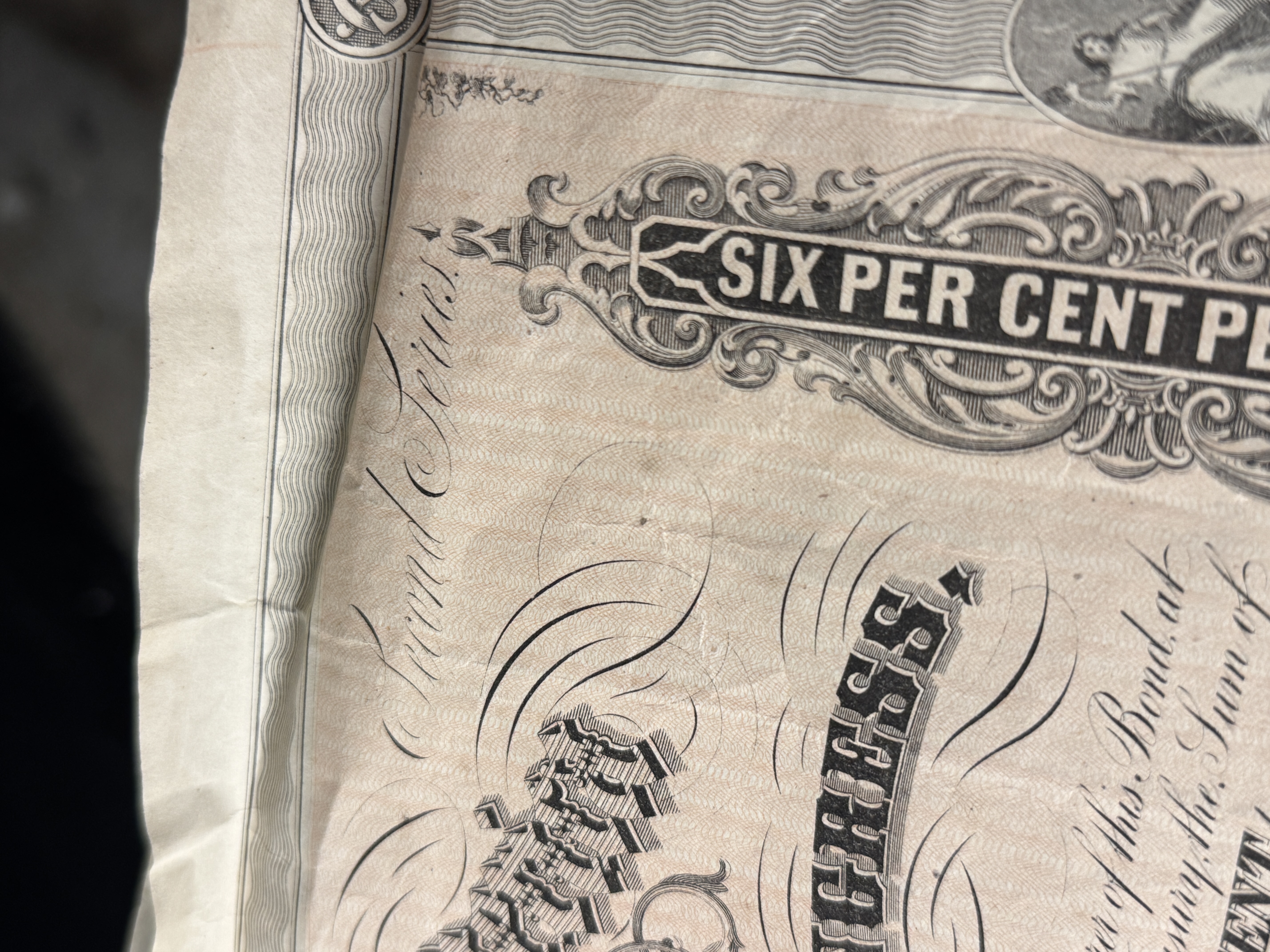 A Collection of Confederate States of America 1864 One Thousand Dollar Loan Bonds