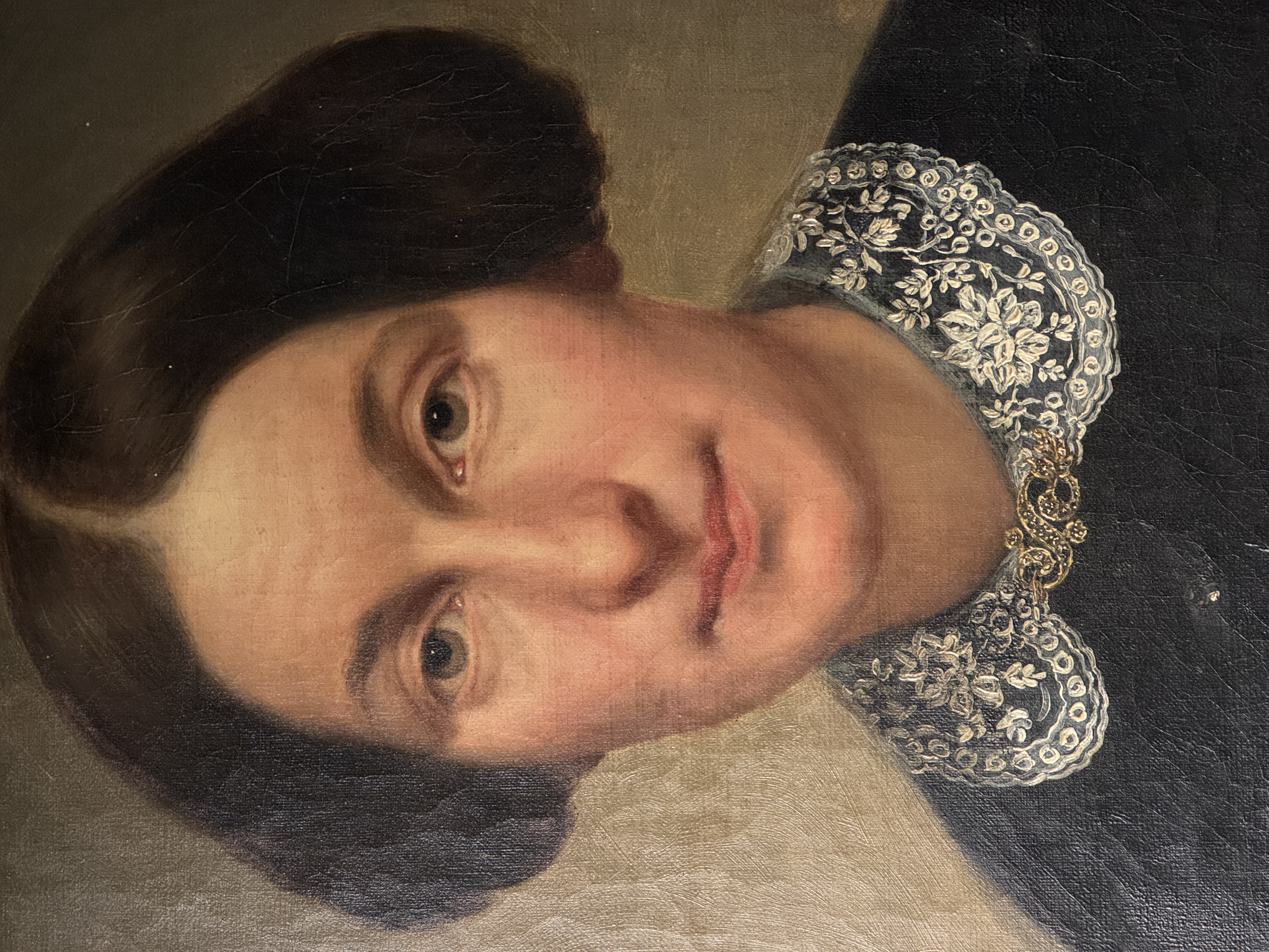 1853 J. B. Pfyffer (American, 19th Century), Portrait of a Lady, Oil on Canvas
