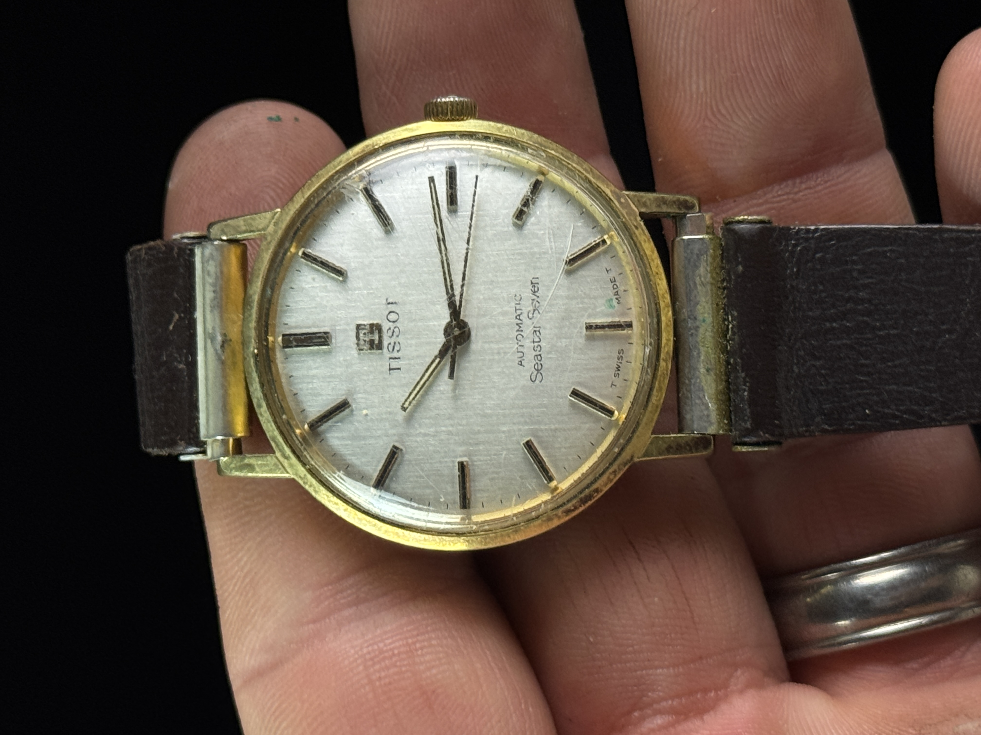 A Pair of Vintage Tissot Seastar Seven Wristwatches Reference 315 T