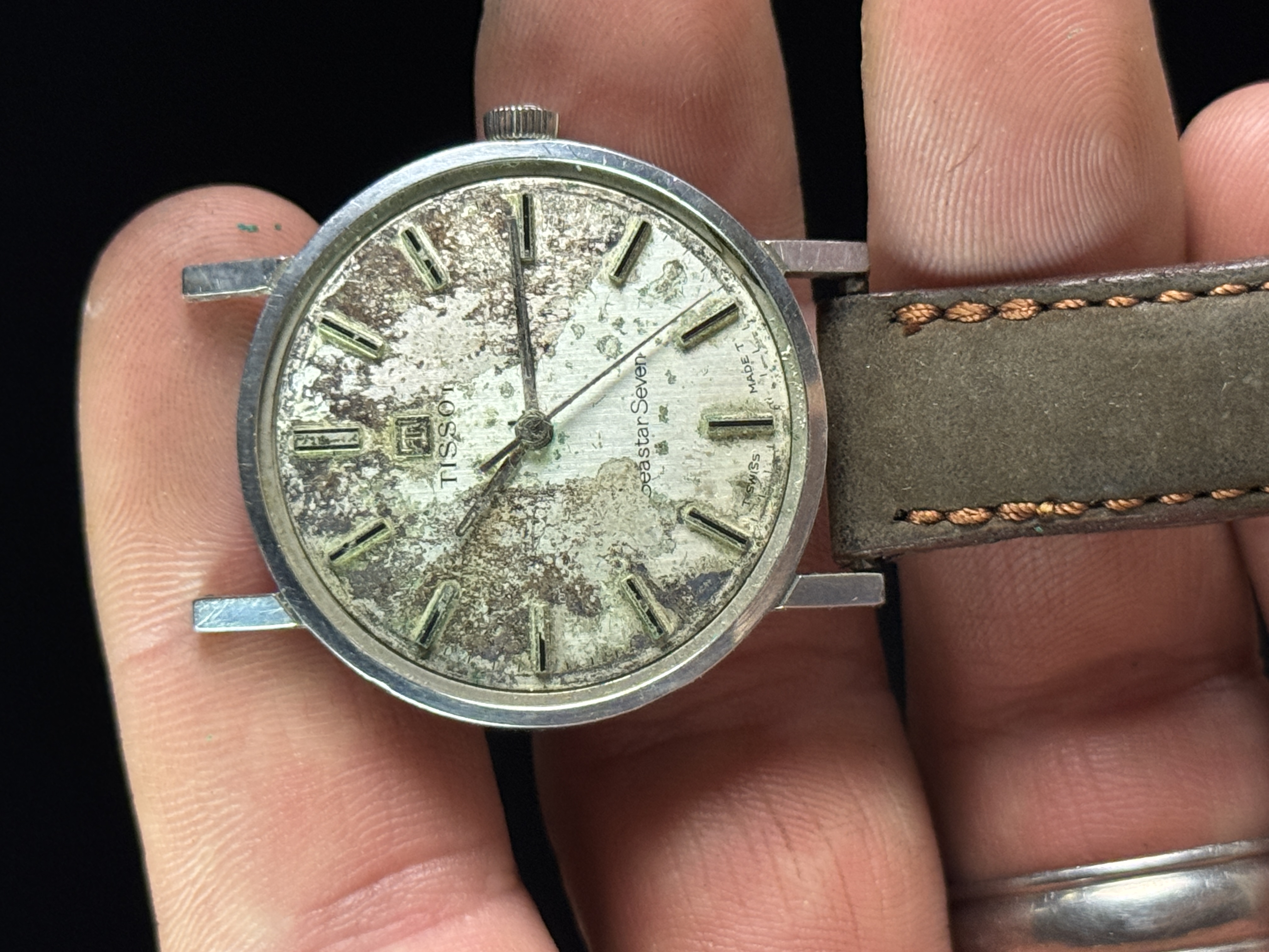 A Pair of Vintage Tissot Seastar Seven Wristwatches Reference 315 T