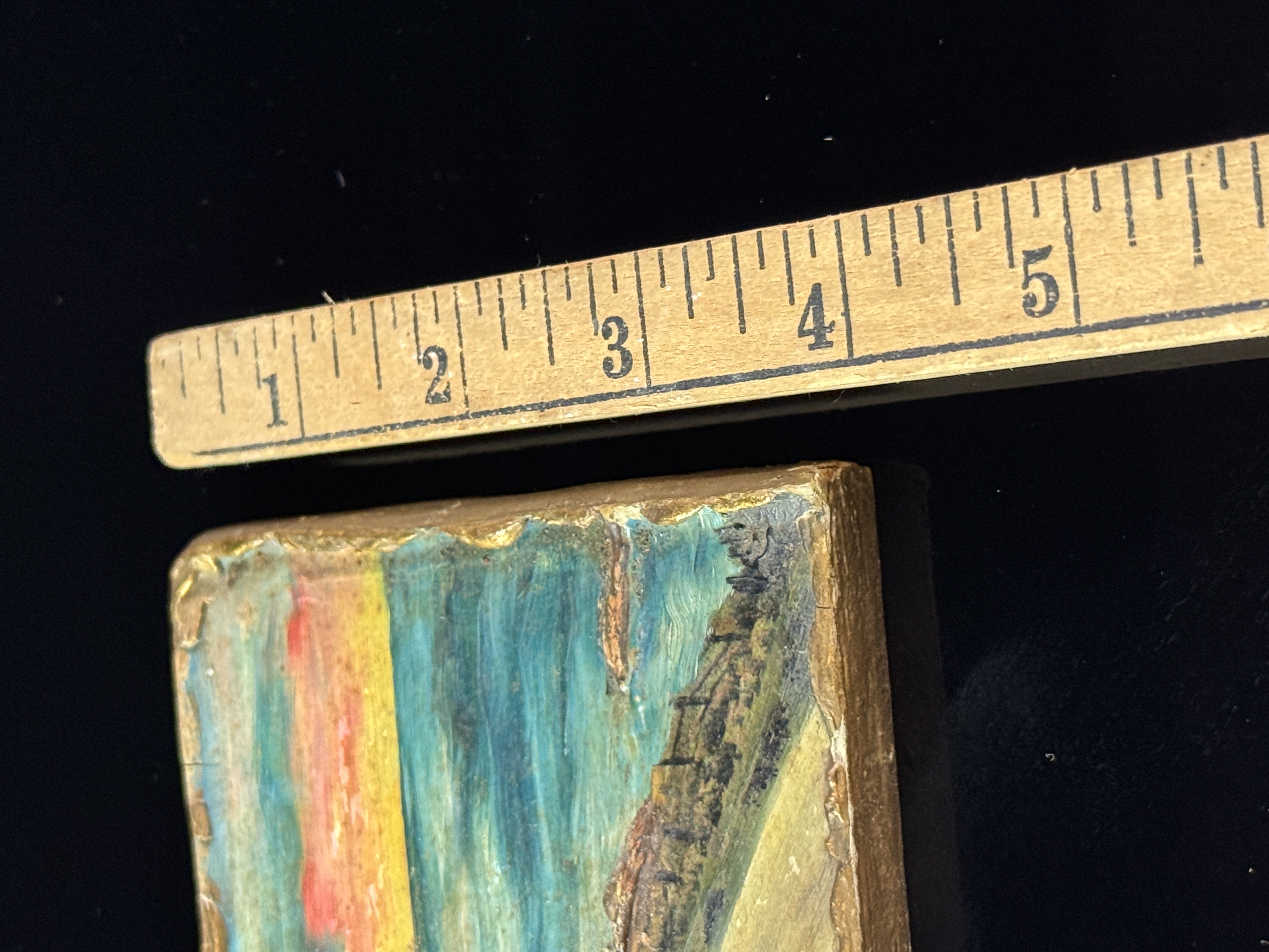 California School, Mid-20th Century, Coast Highway California Miniature Oil Landscape