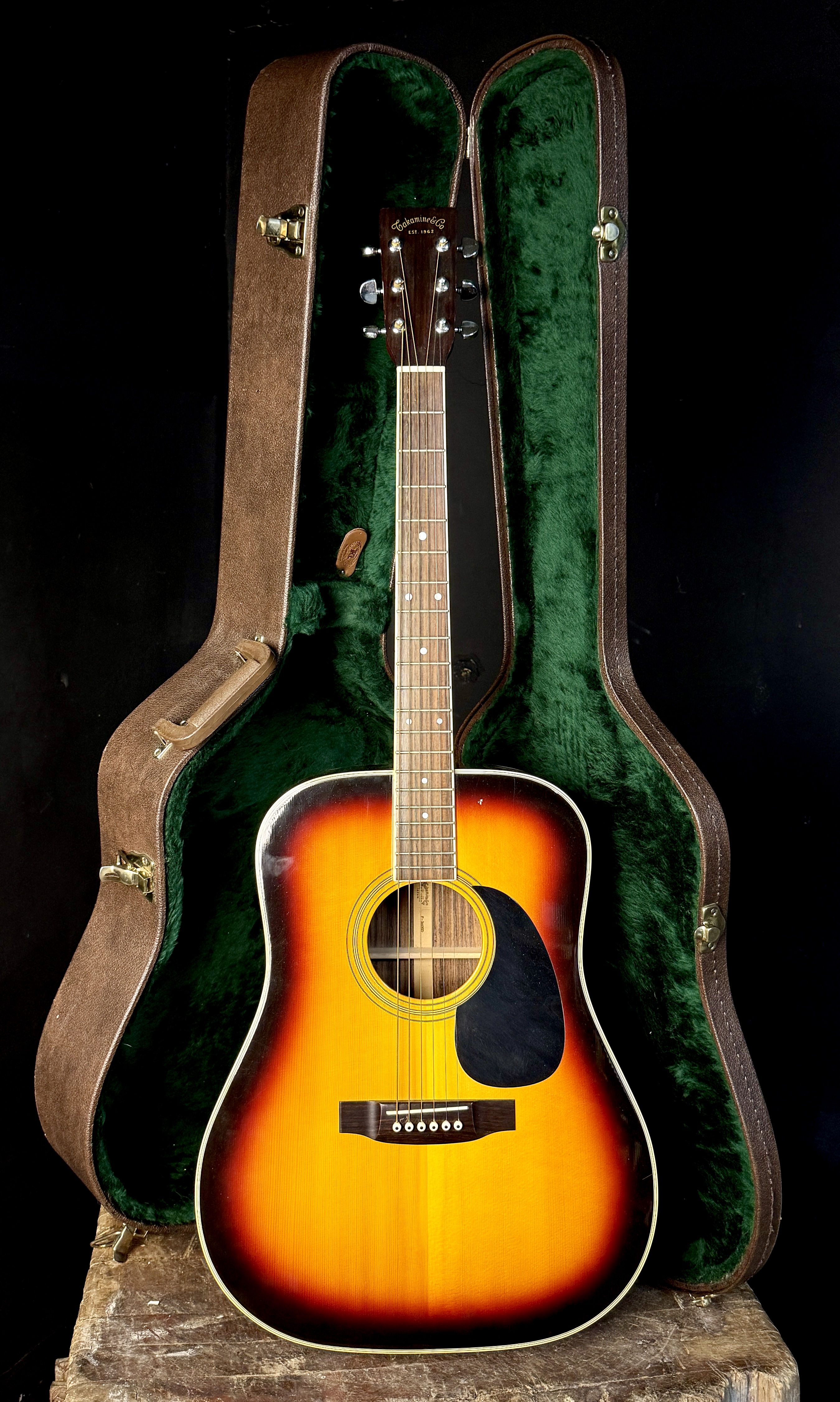 1978 Takamine F-360SD Lawsuit Era Sunburst Dreadnought Acoustic Guitar