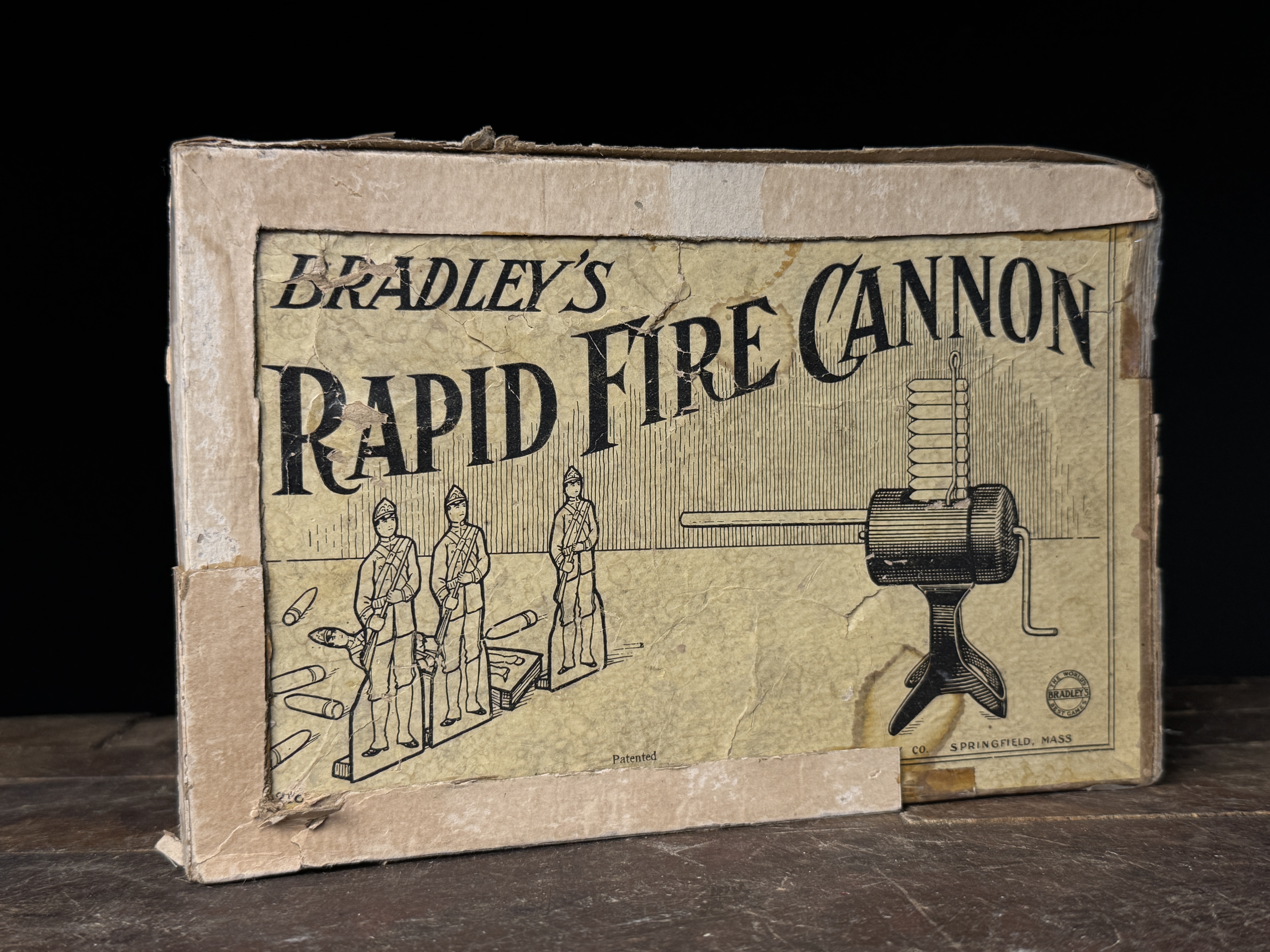 Milton Bradley Bradley's Rapid Fire Cannon Game Number 4218 with Original Box