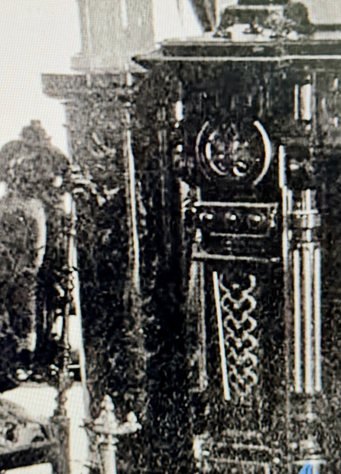 Pottier and Stymus Renaissance Revival Mark Twain Ebonized and Marquetry Fireplace Mantel from the Langdon Mansion