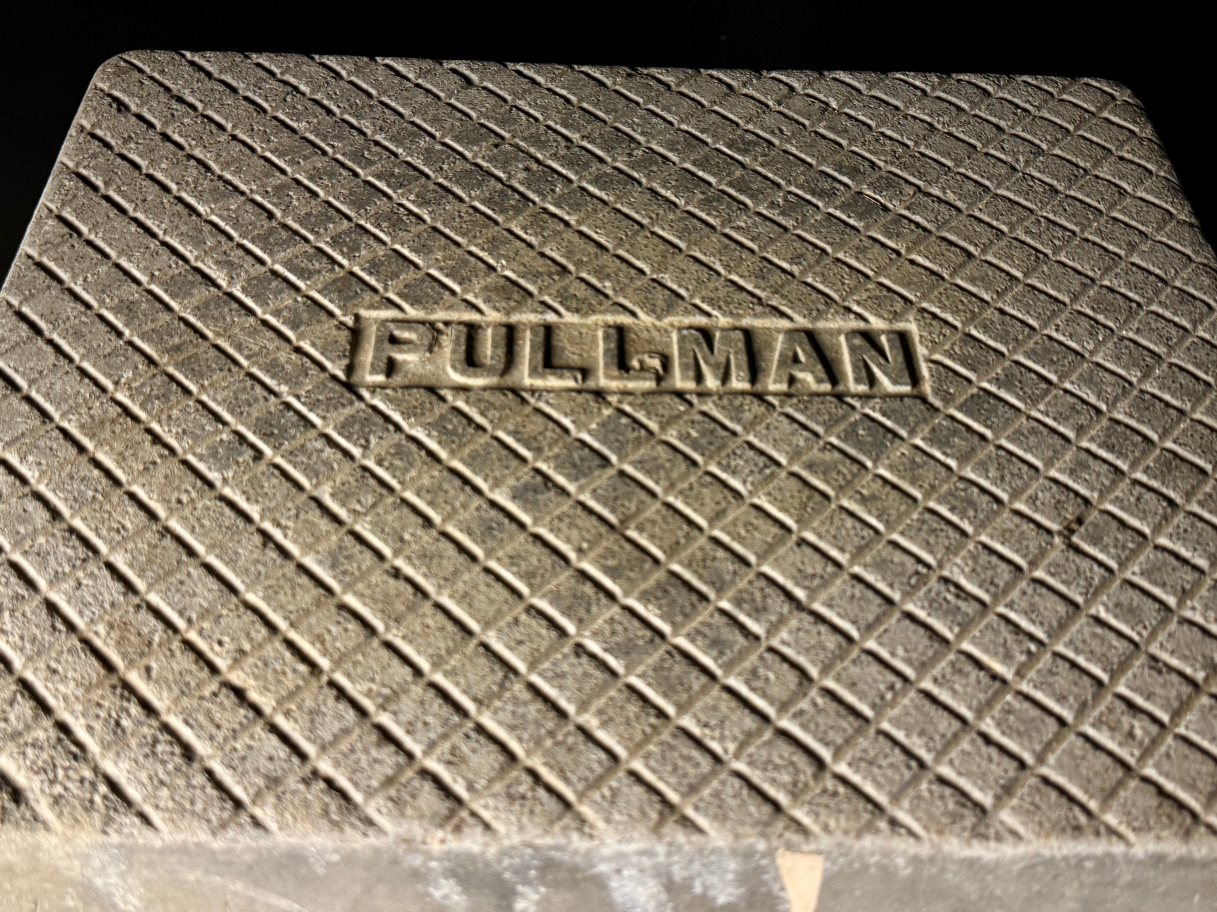Pullman Cast Aluminum Railroad Boarding Step Stool by Utica Radiator Corp
