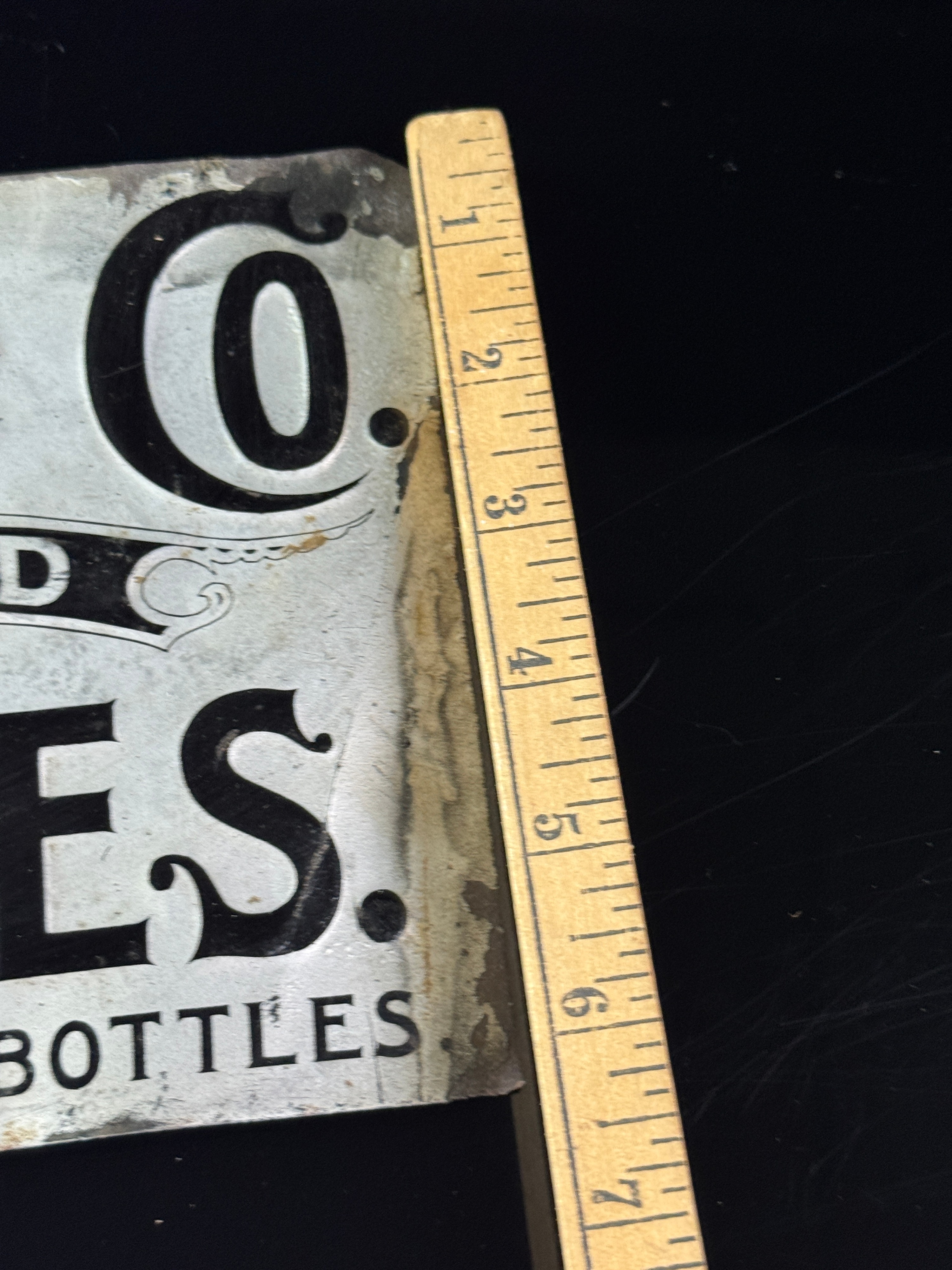 Pre Prohibition T. Briggs and Co. Celebrated Lager and Ales Sign