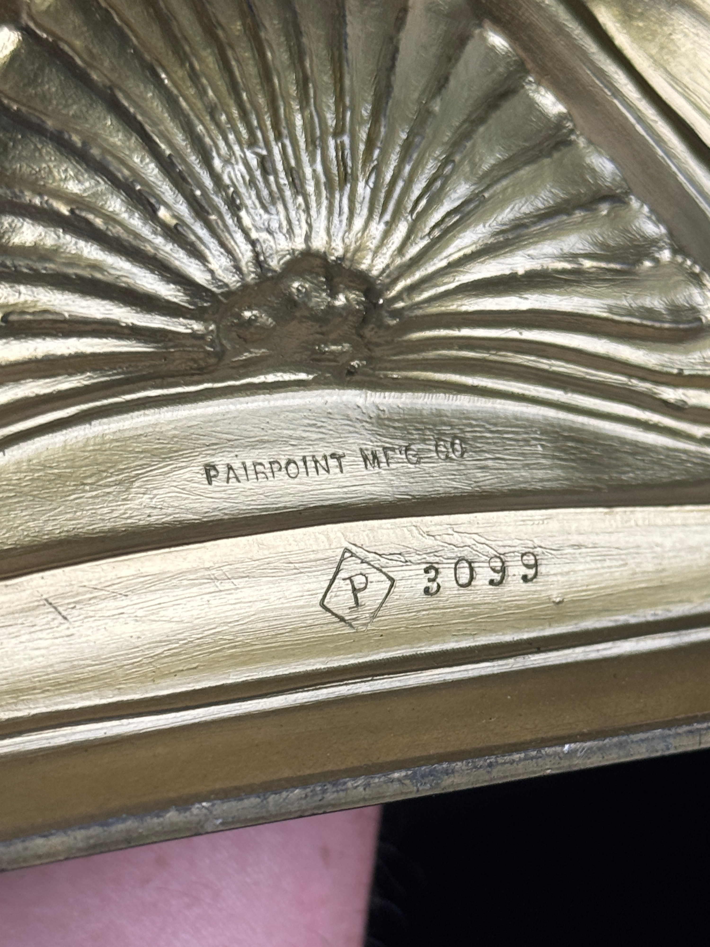 Pairpoint Manufacturing Company Model 3099 Art Nouveau Two Socket Electric Table Lamp Base