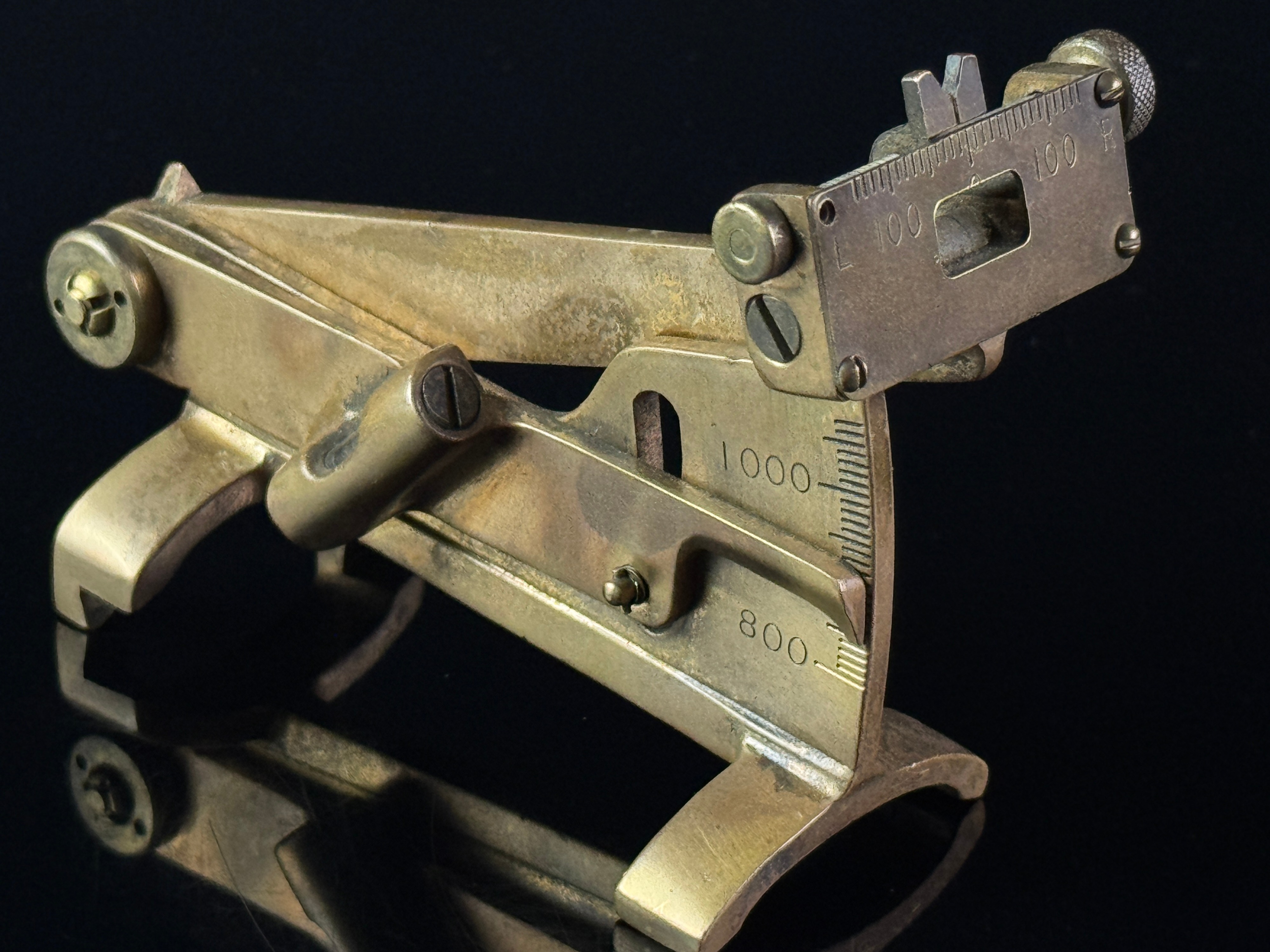 US Army WWII M2 Chemical Mortar Sight by C A CO