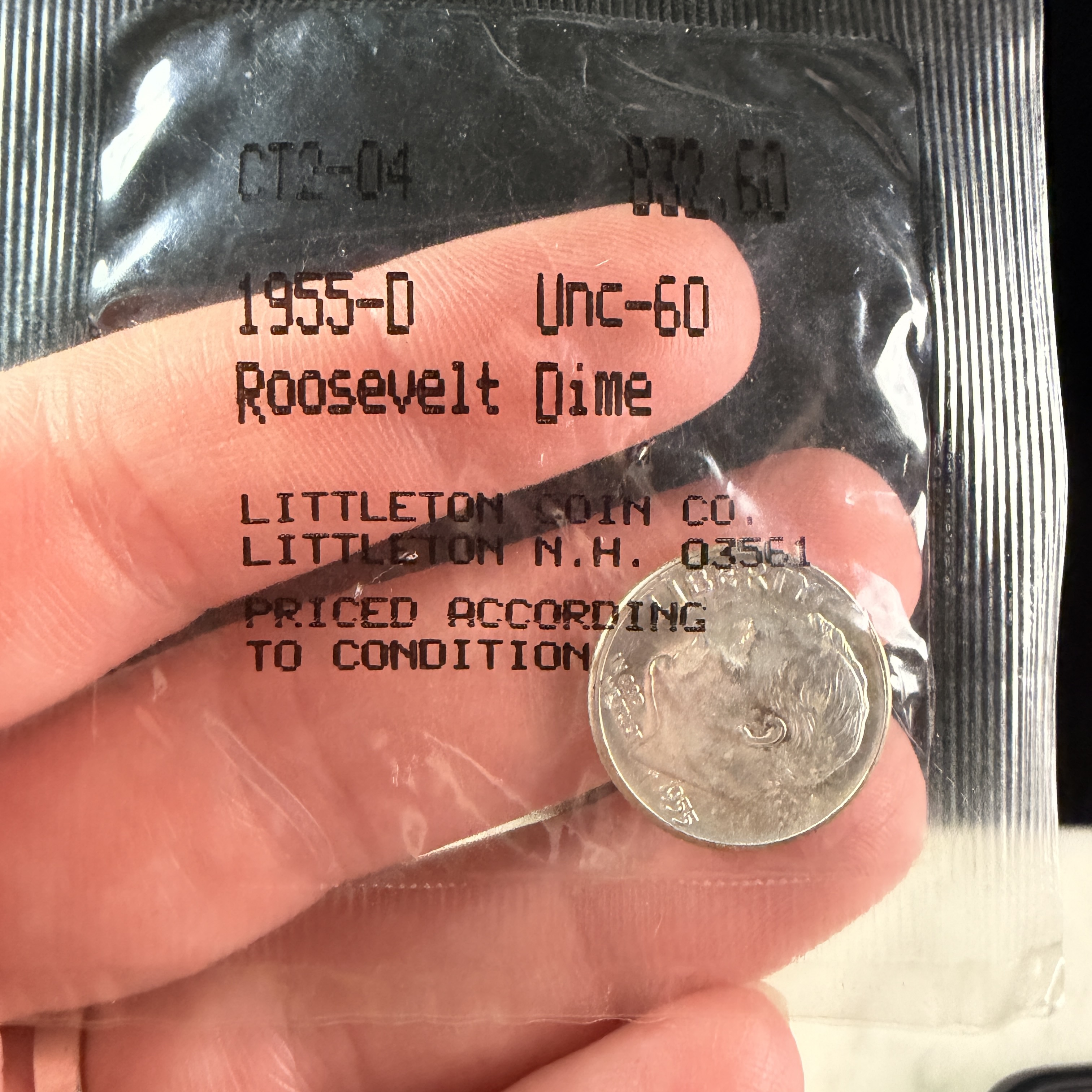 A Group of US Silver Roosevelt and Mercury Dimes from Littleton Coin Co.