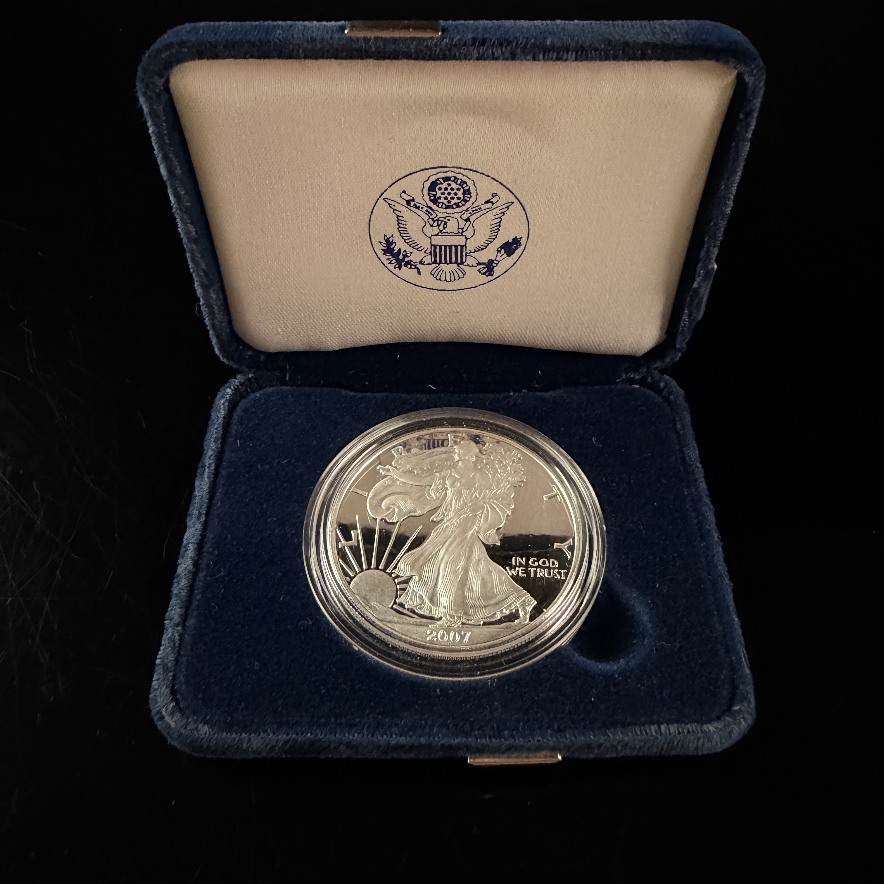 US 2007-W American Silver Eagle Proof Coin