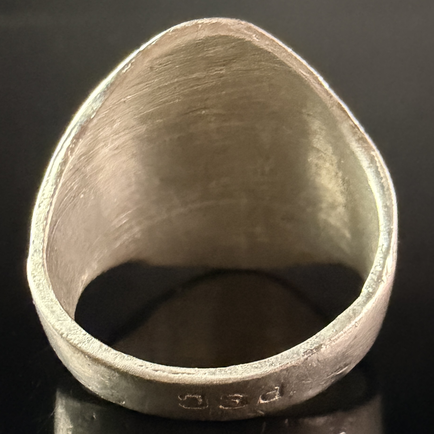 Southwestern Style Sterling Silver Multi-Stone Chip Inlay Signet Ring