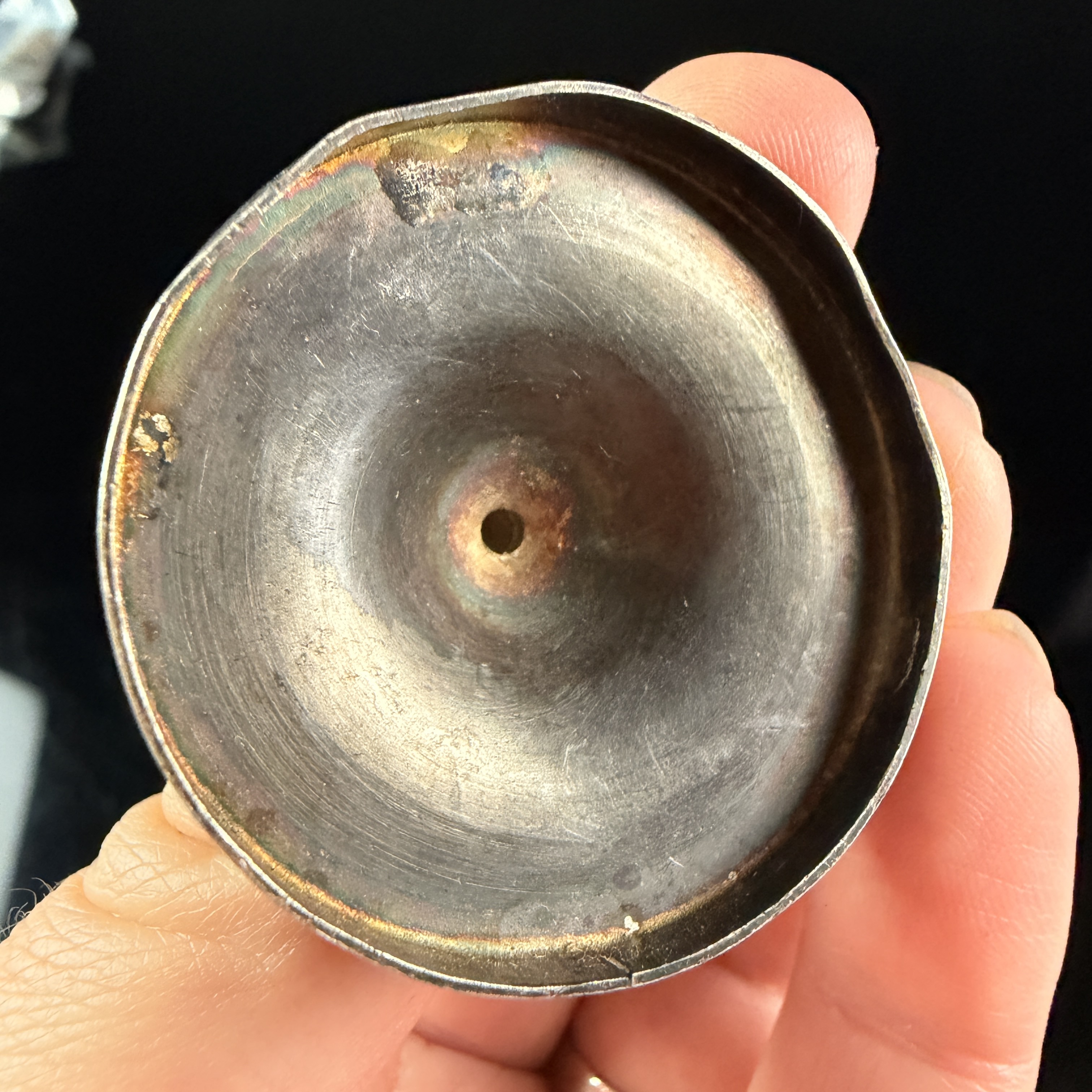 Chinese Export Silver Dragon Cordial Cup, Tsingtau, China, 1945