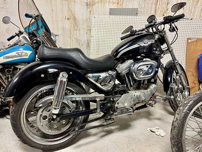 2003 Harley-Davidson XLH883 Sportster 100th Anniversary Edition Motorcycle. A 2003 