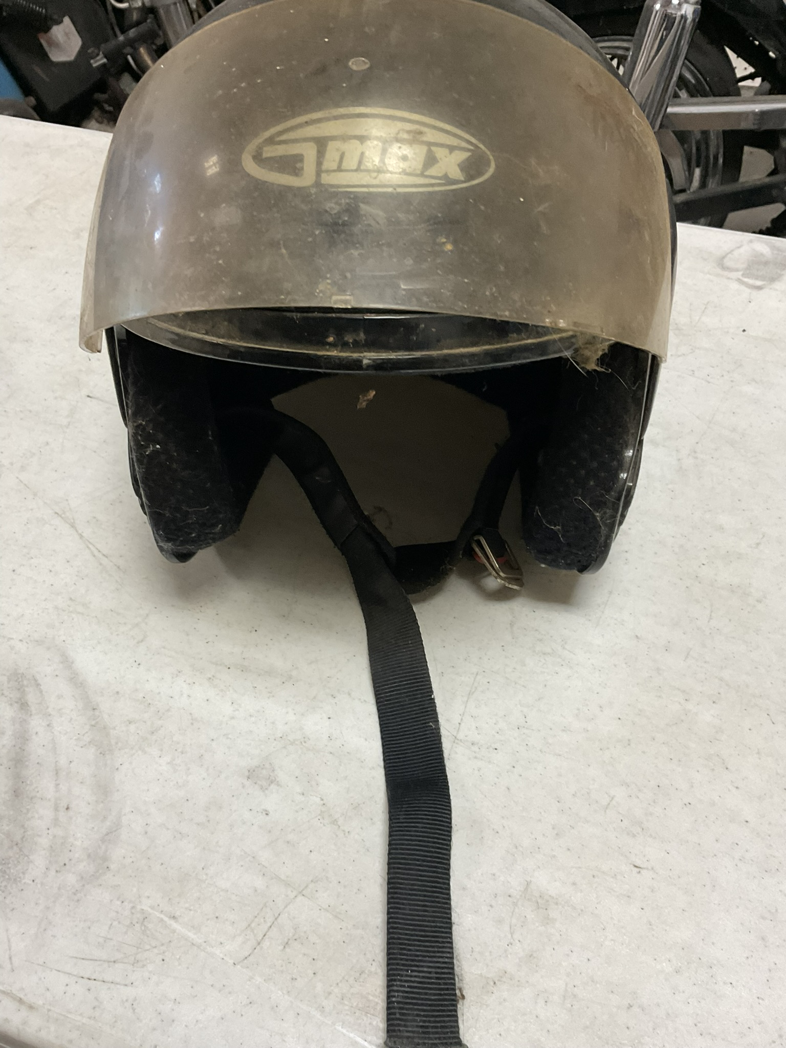 Gmax Open-Face Motorcycle Helmet Size Large