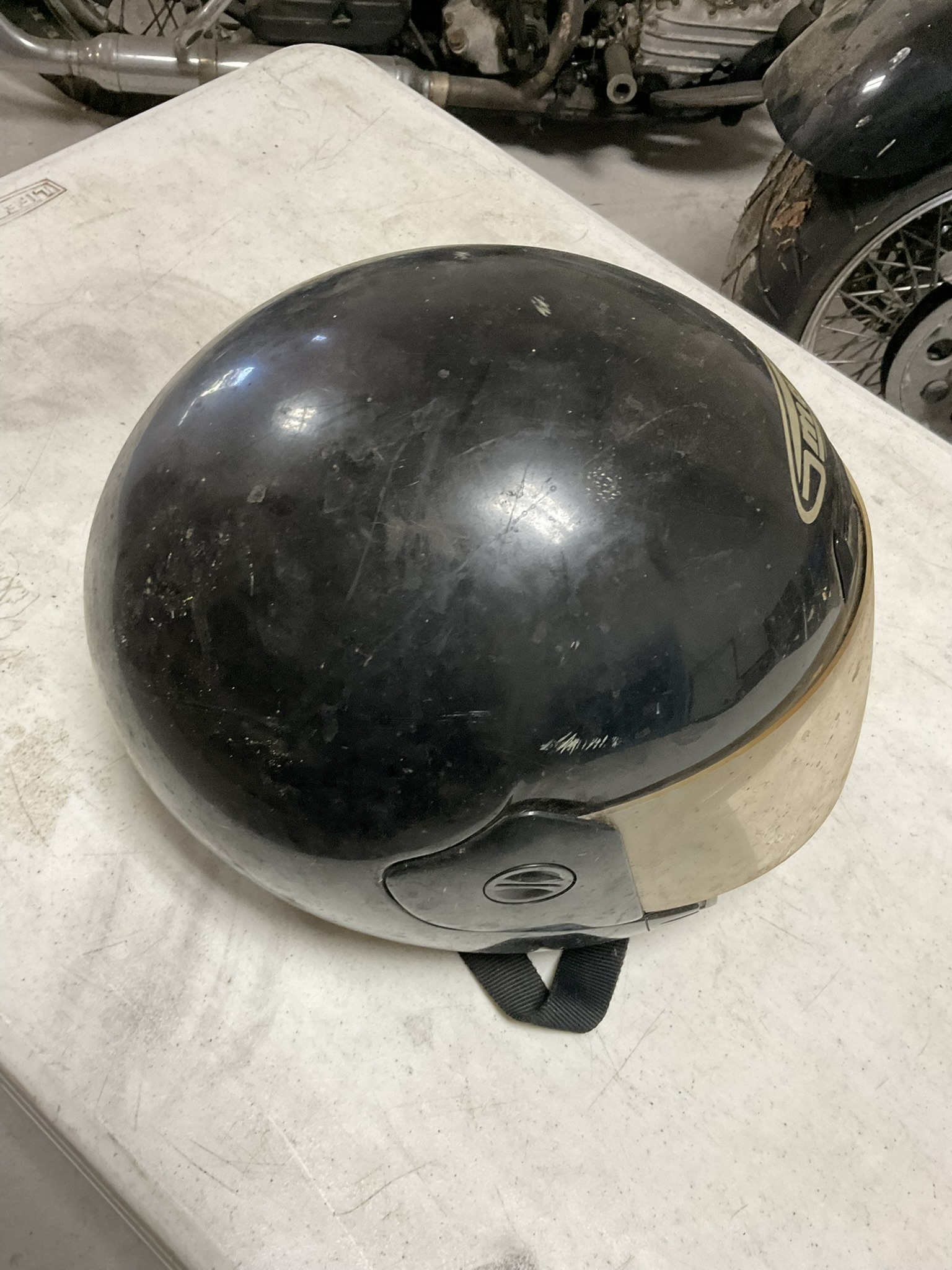 Gmax Open-Face Motorcycle Helmet Size Large