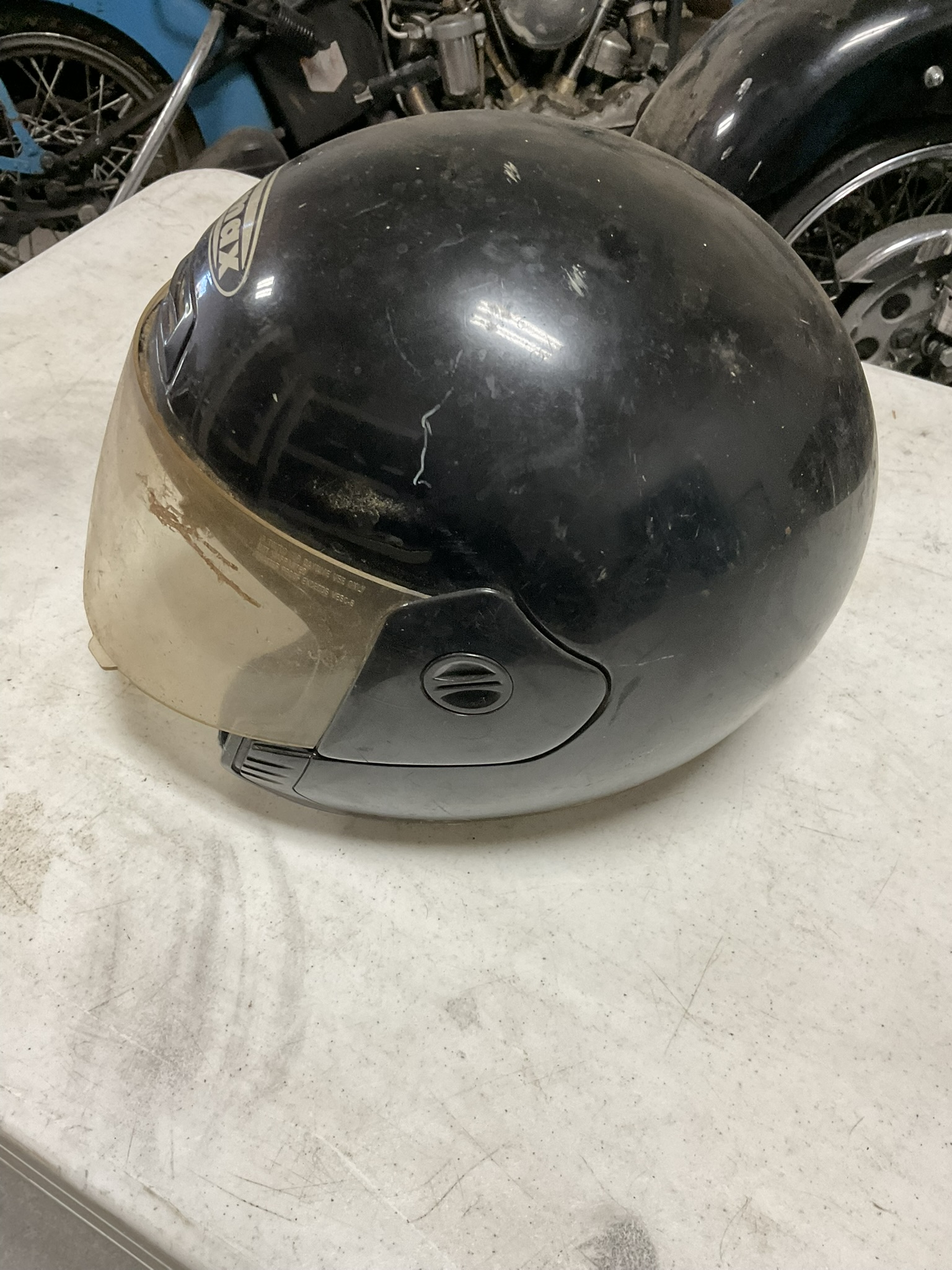 Gmax Open-Face Motorcycle Helmet Size Large