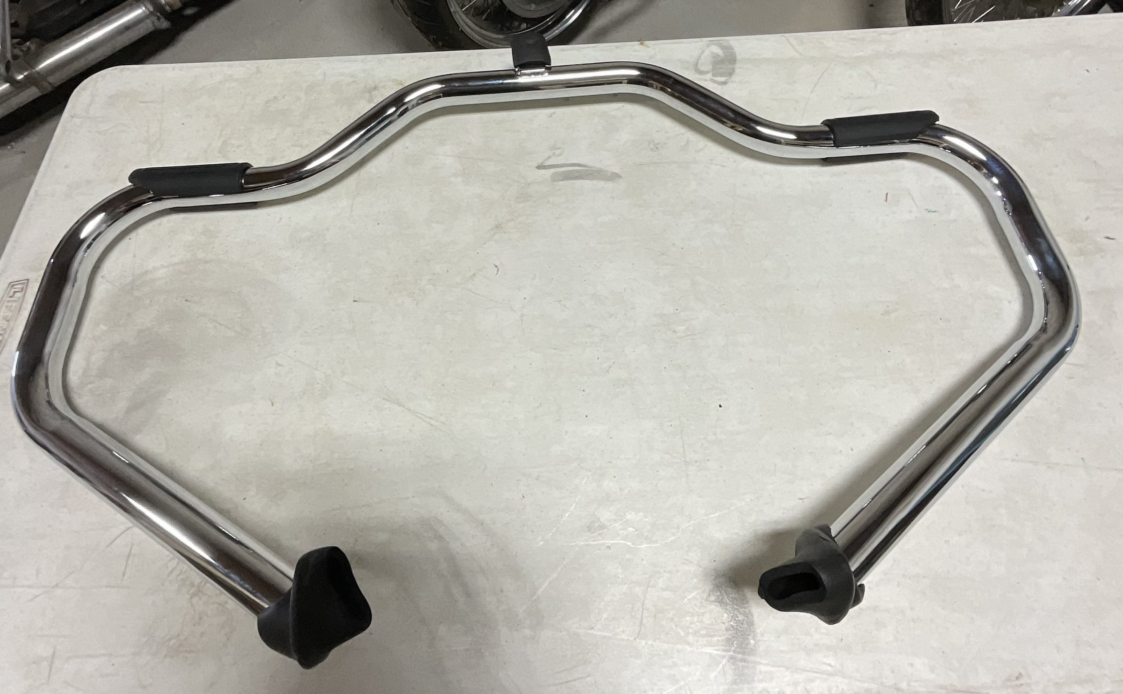 Mustache Style Chrome Motorcycle Engine Guard