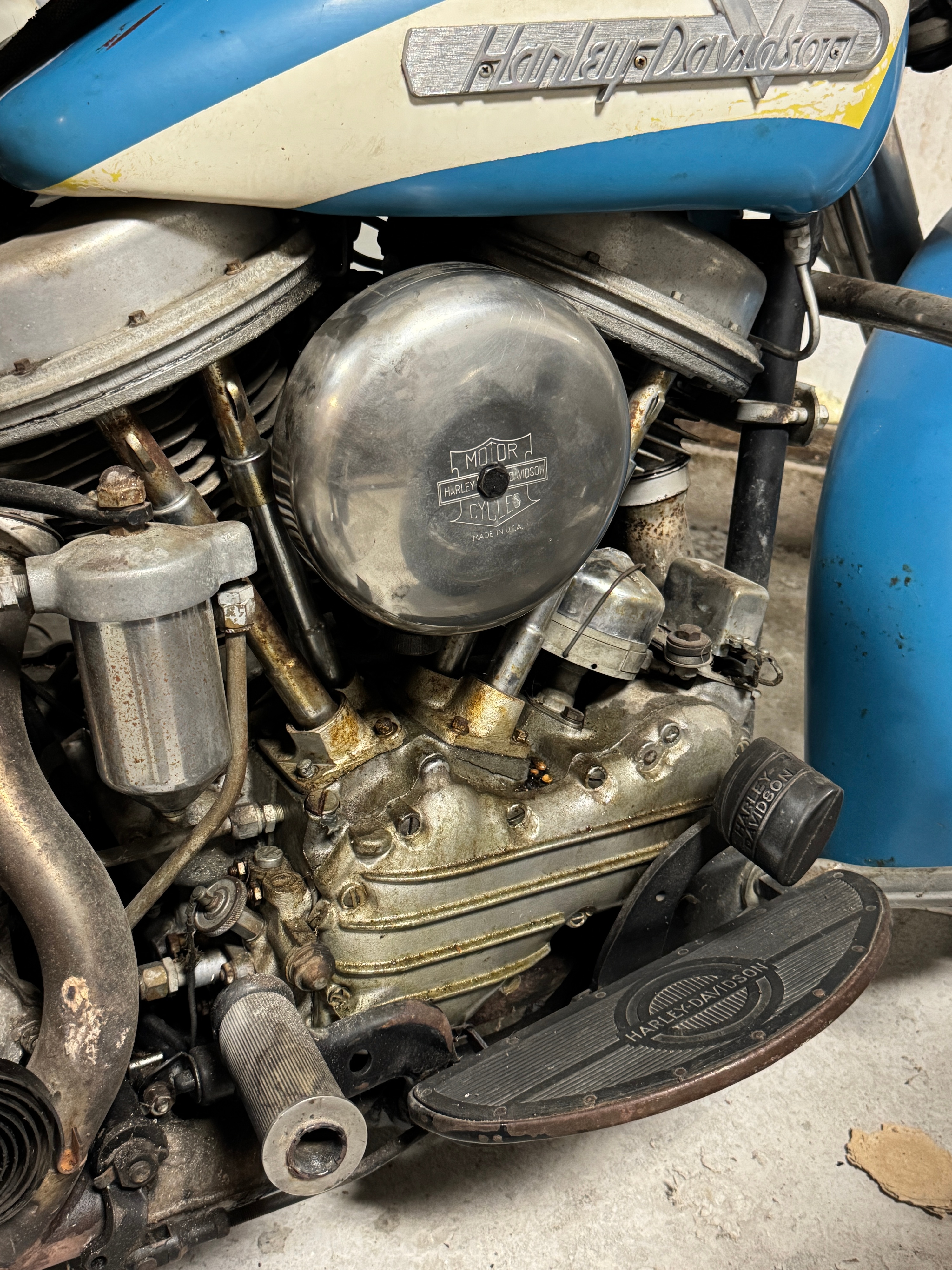 1956 Harley-Davidson Panhead Motorcycle