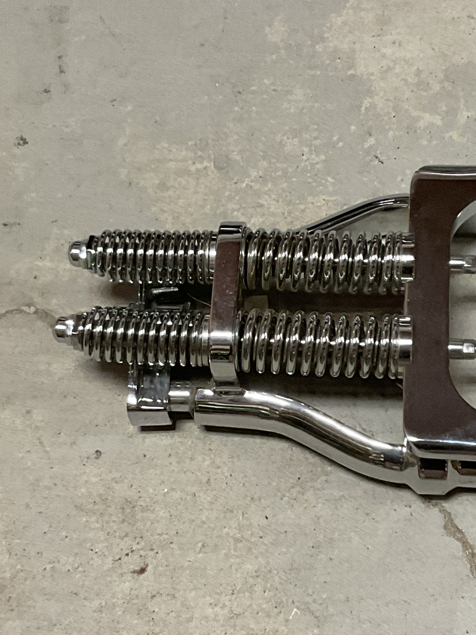 Extended Length Custom Chrome Springer Front Fork Assembly