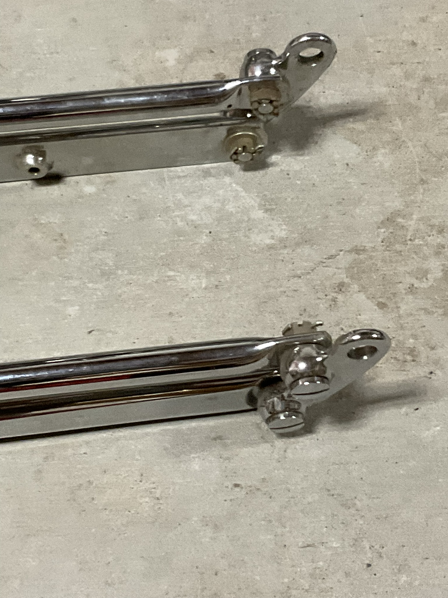 Extended Length Custom Chrome Springer Front Fork Assembly