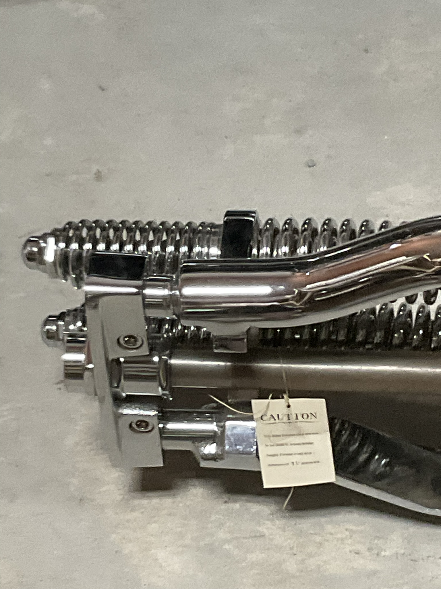 Extended Length Custom Chrome Springer Front Fork Assembly