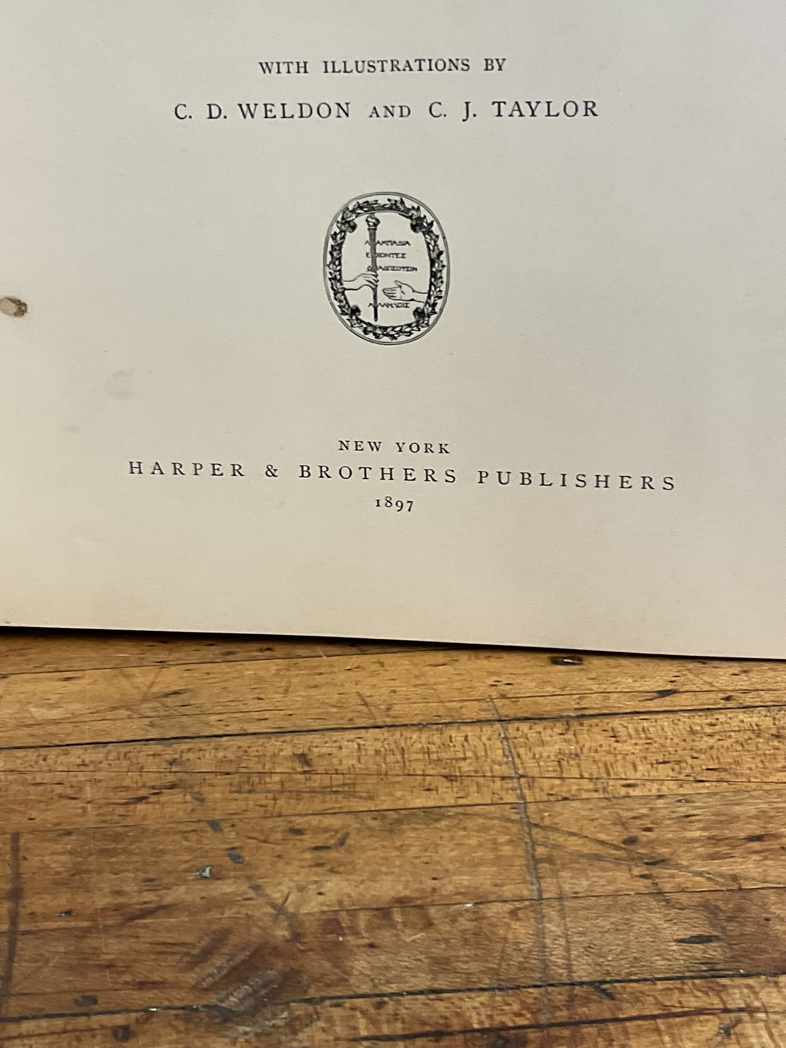 Bunner, Henry C. Three Operettas. Harper & Brothers, 1897. First Edition.
