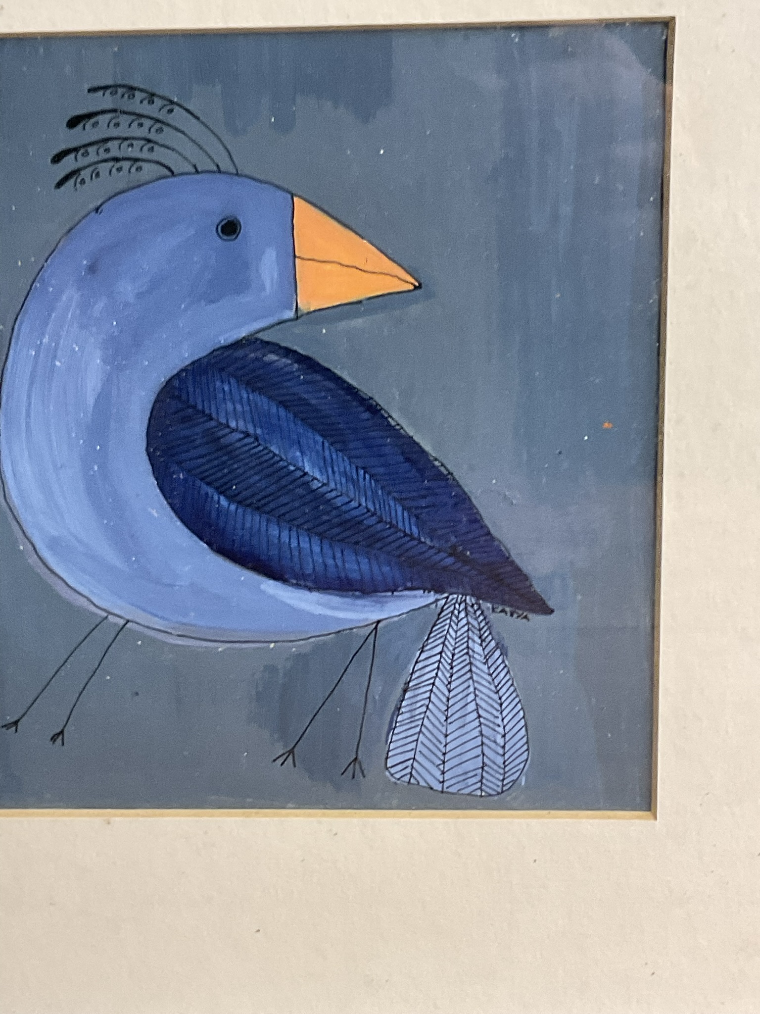 20th Century Katya 'Stylized Bird' (Signed)