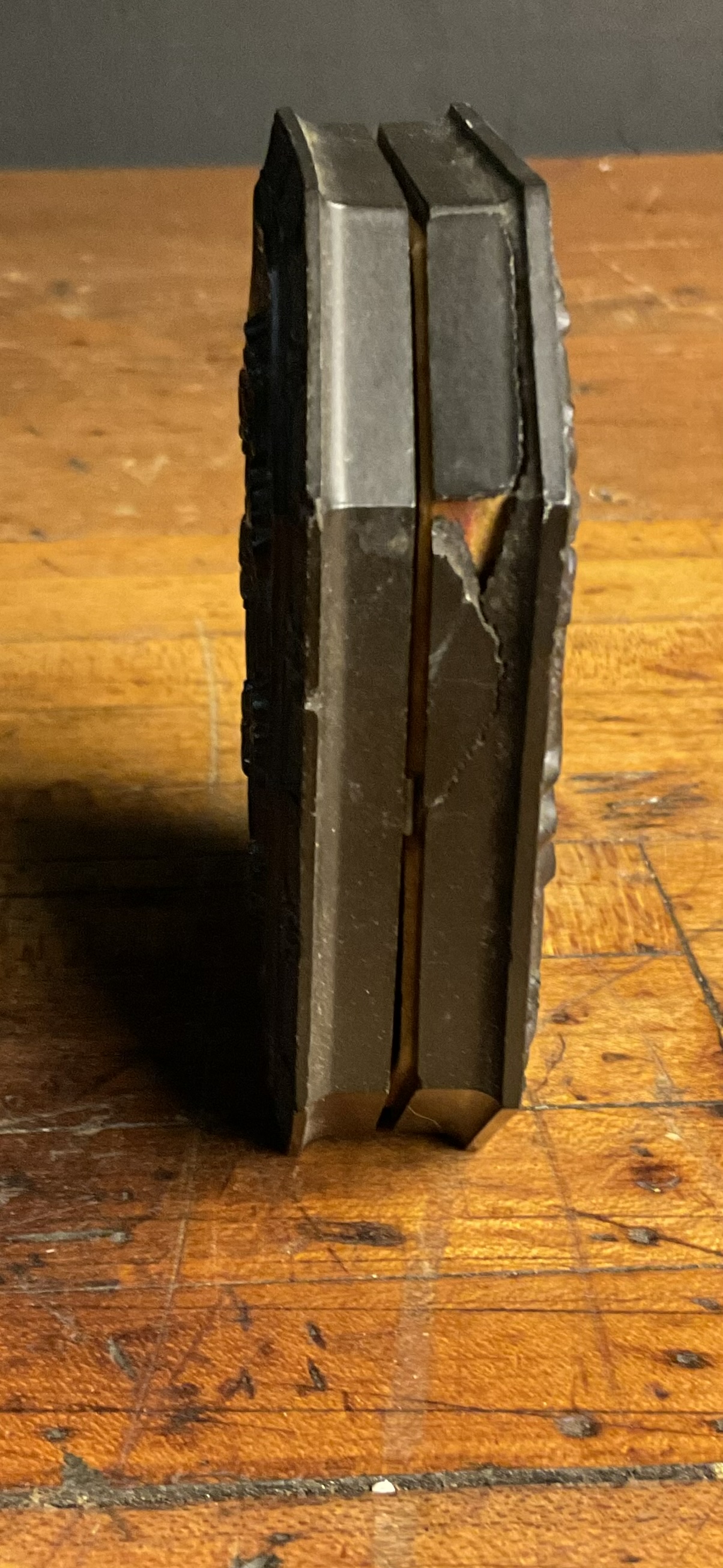 Circa 1850s-1860s S. Peck & Co. Octagonal Thermoplastic Union Case