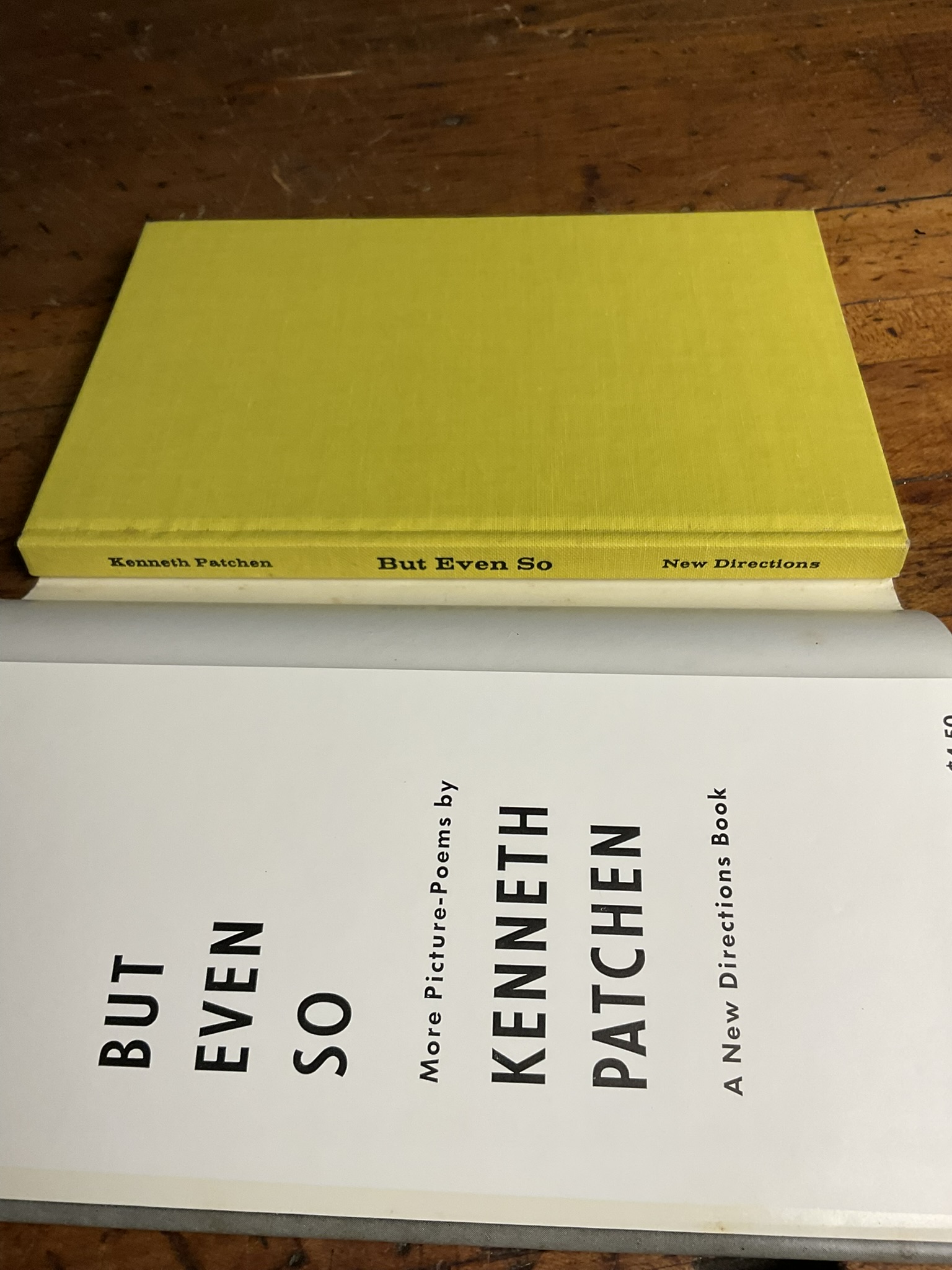 1968. Patchen, Kenneth. But Even So. New Directions. First Edition (DJ)