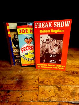 1988-2008. A Trio of Softcover Books on American Sideshow History and Human Oddities. A 